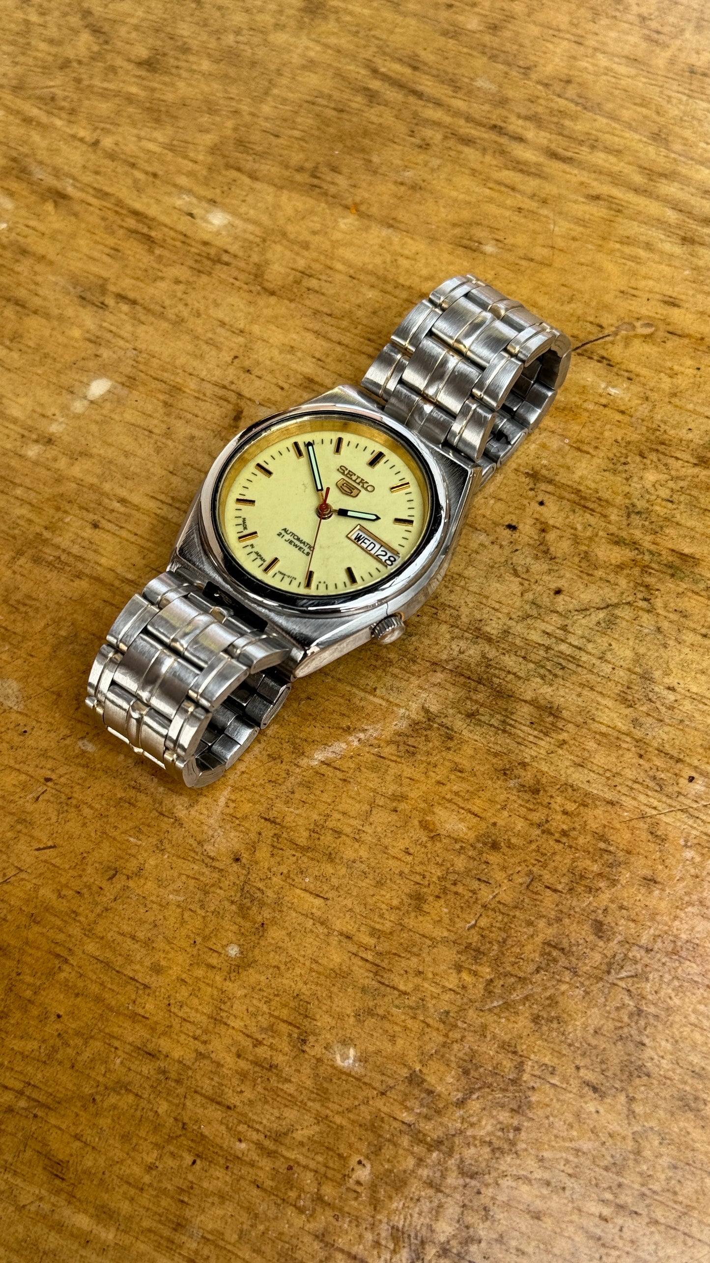 Pre Owned Seiko 5 Automatic (Full Lumed Dial)