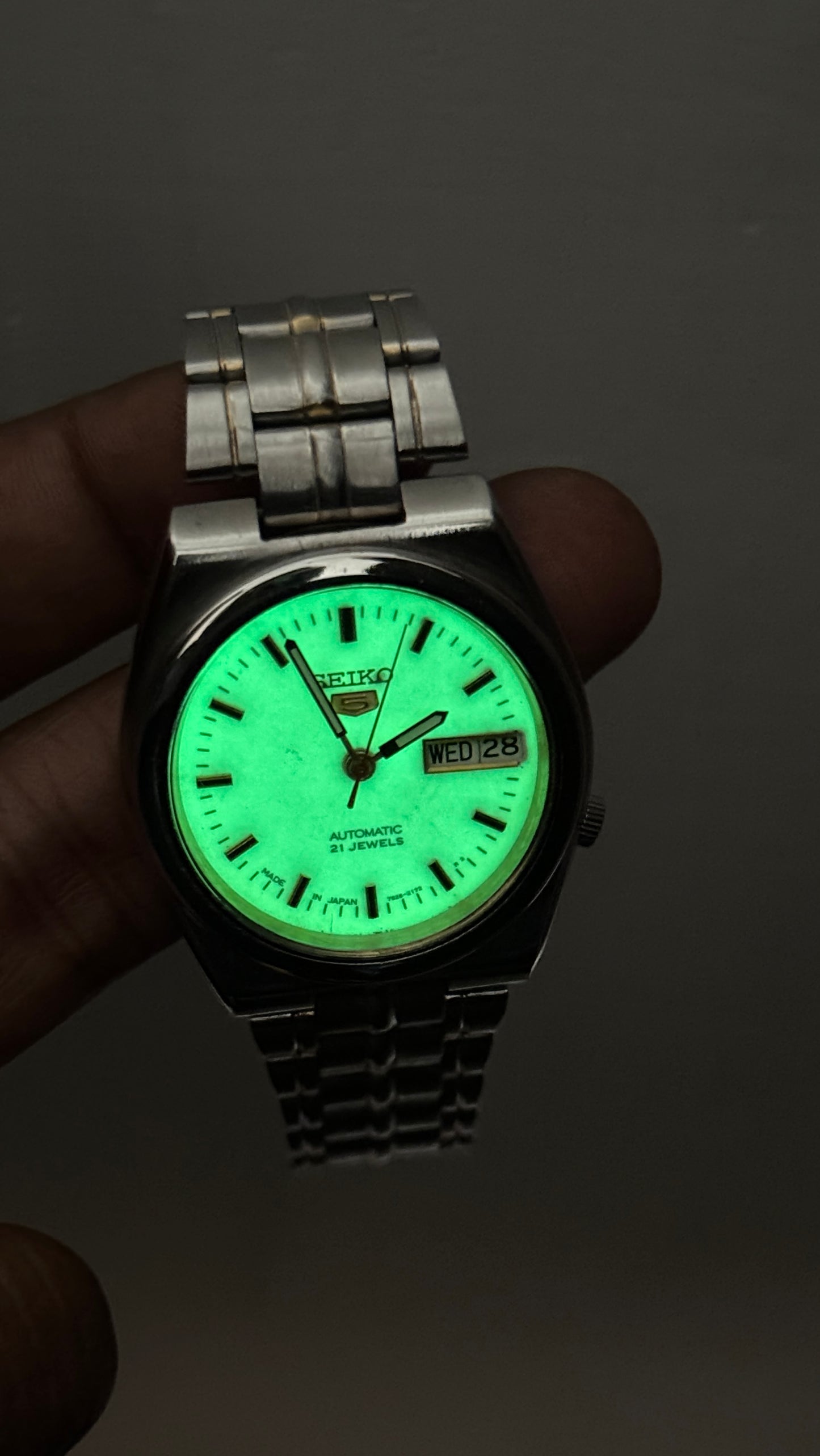Pre Owned Seiko 5 Automatic (Full Lumed Dial)