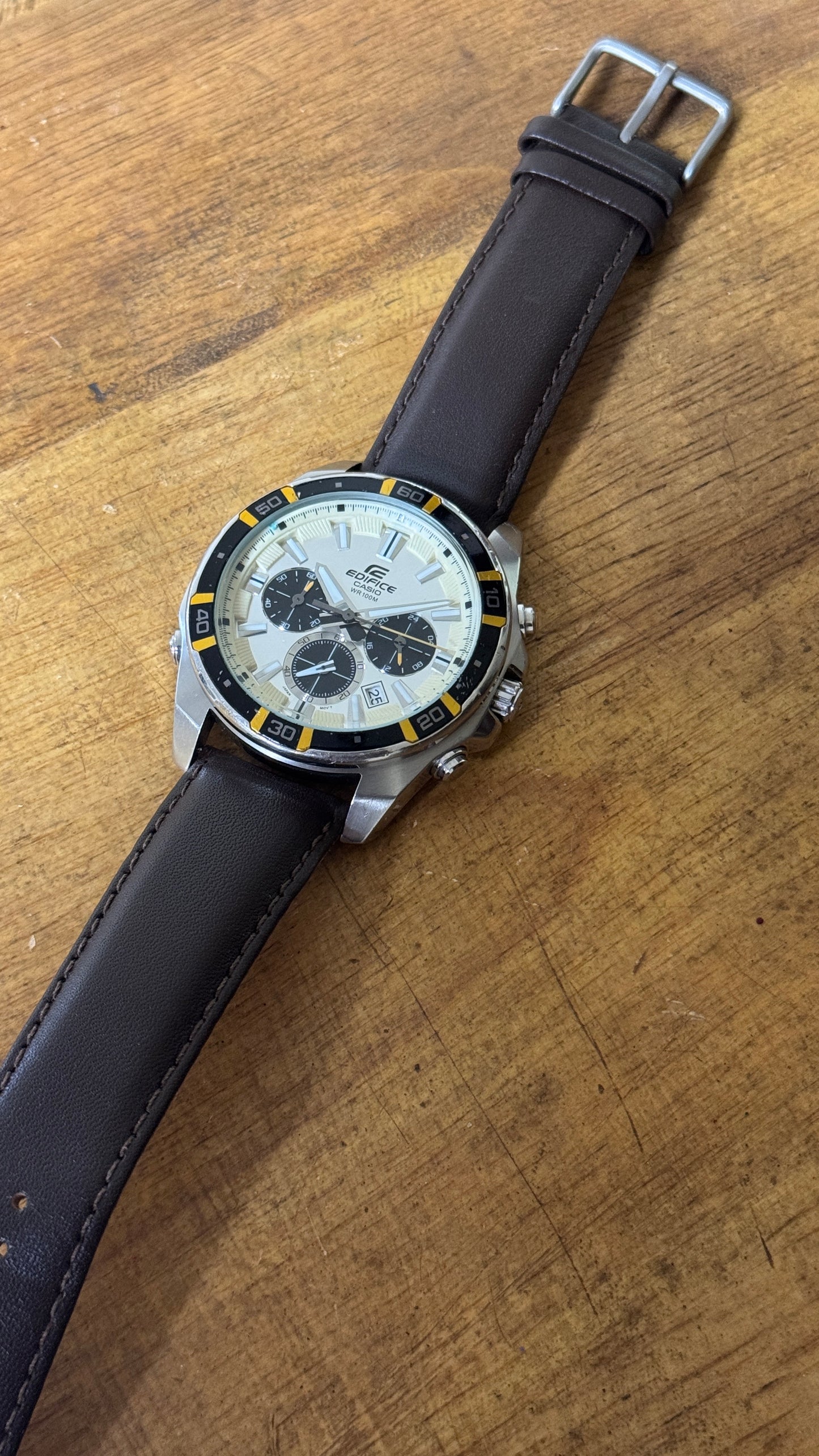 Pre Owned Casio Edifice EX157 Chronograph Watch