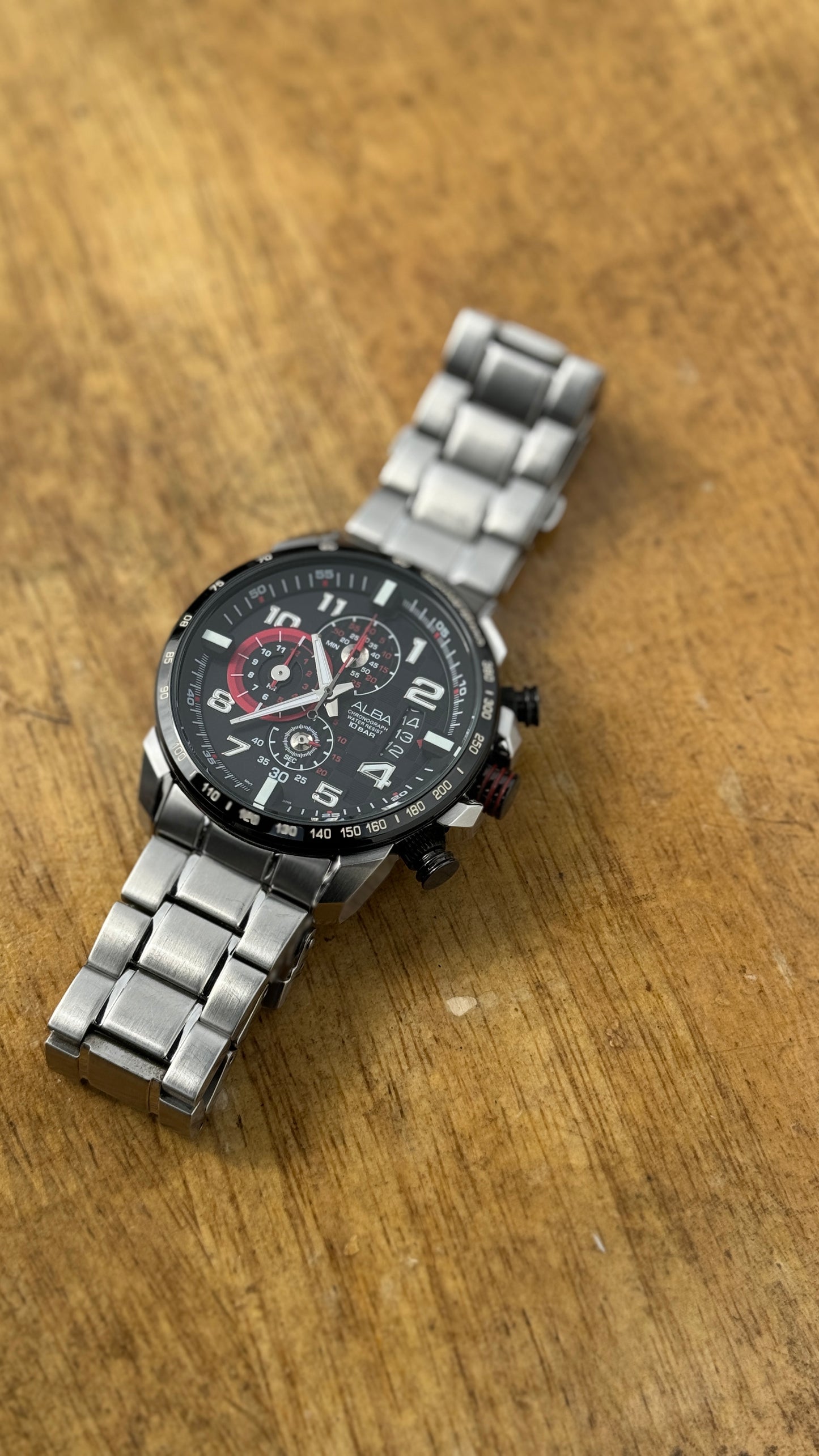 Pre Owned Alba Chronograph Watch - VK 67
