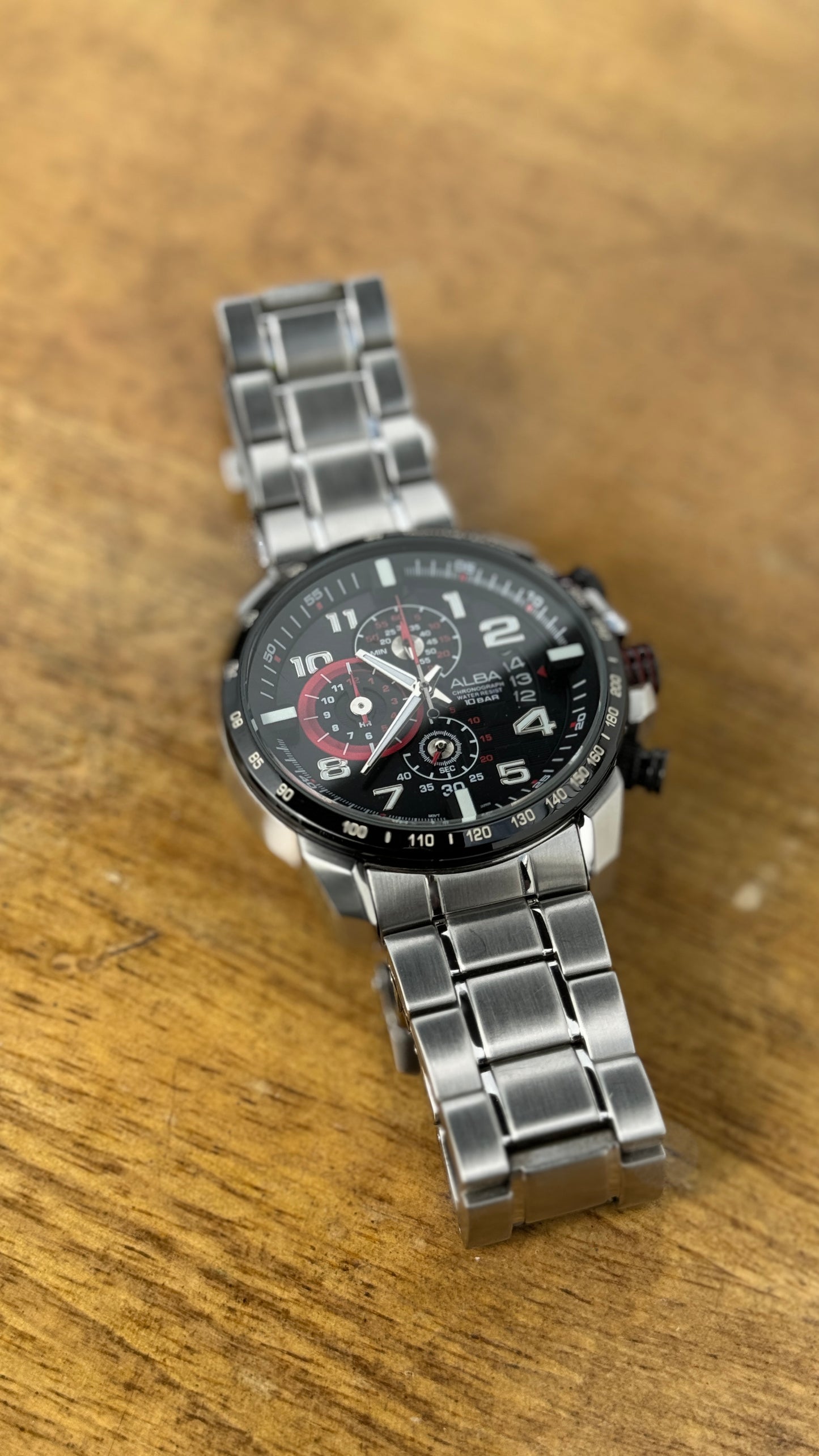 Pre Owned Alba Chronograph Watch - VK 67