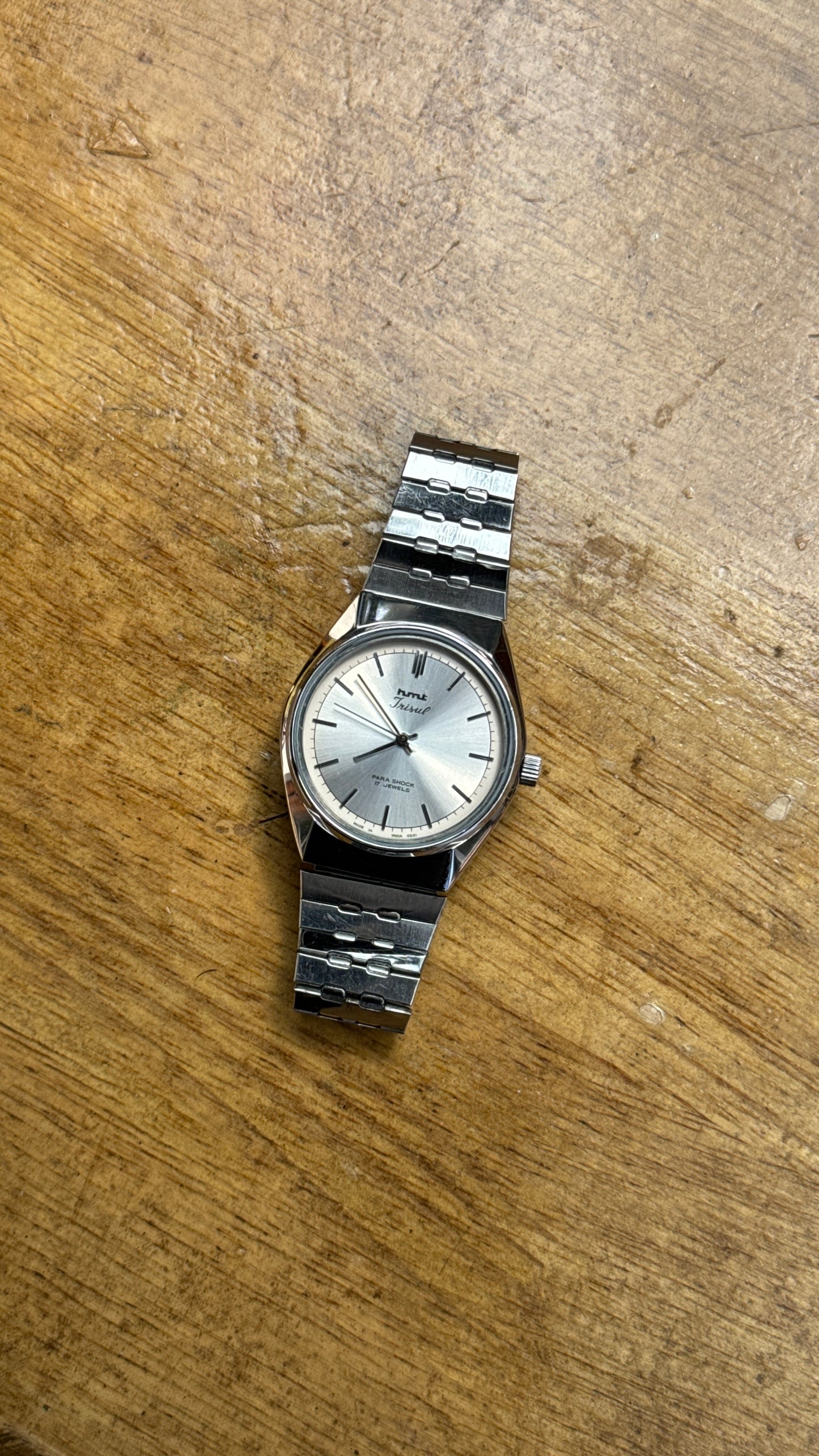 Pre Owned Vintage HMT Trisul - Mechanical Hand Winding Movement