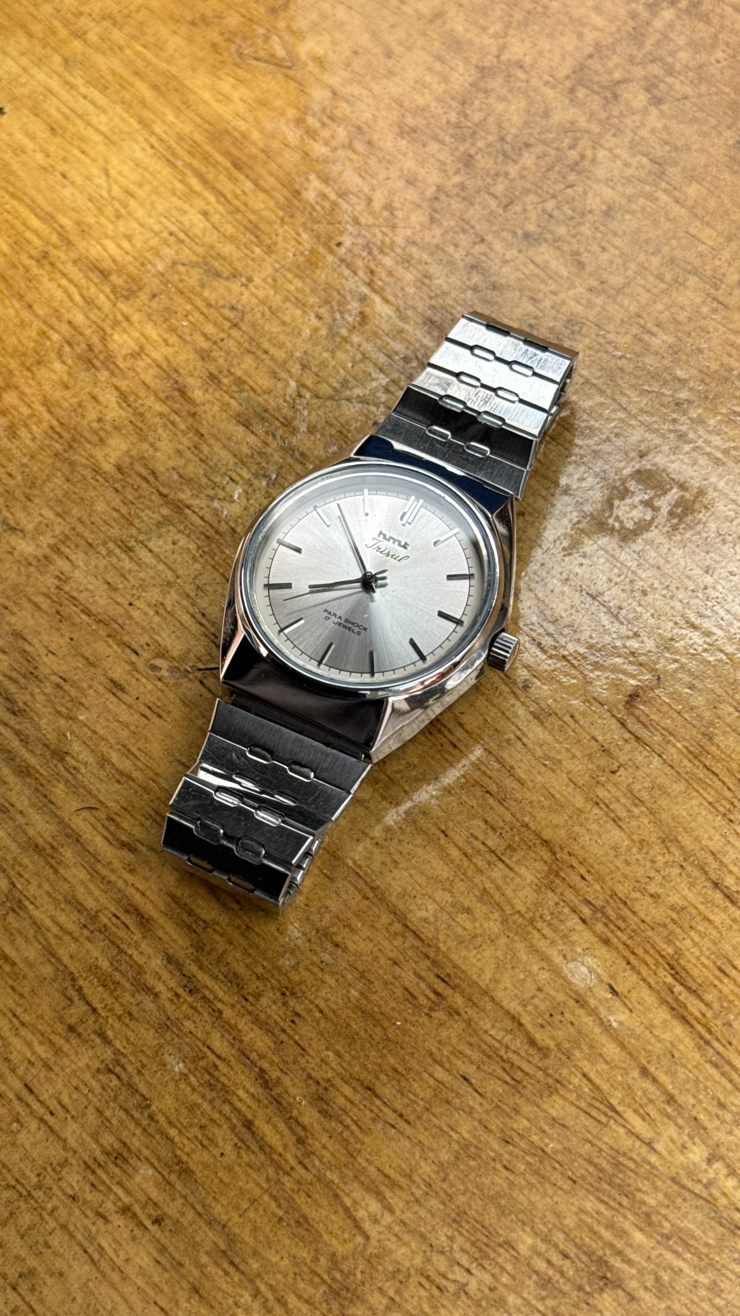 Pre Owned Vintage HMT Trisul - Mechanical Hand Winding Movement