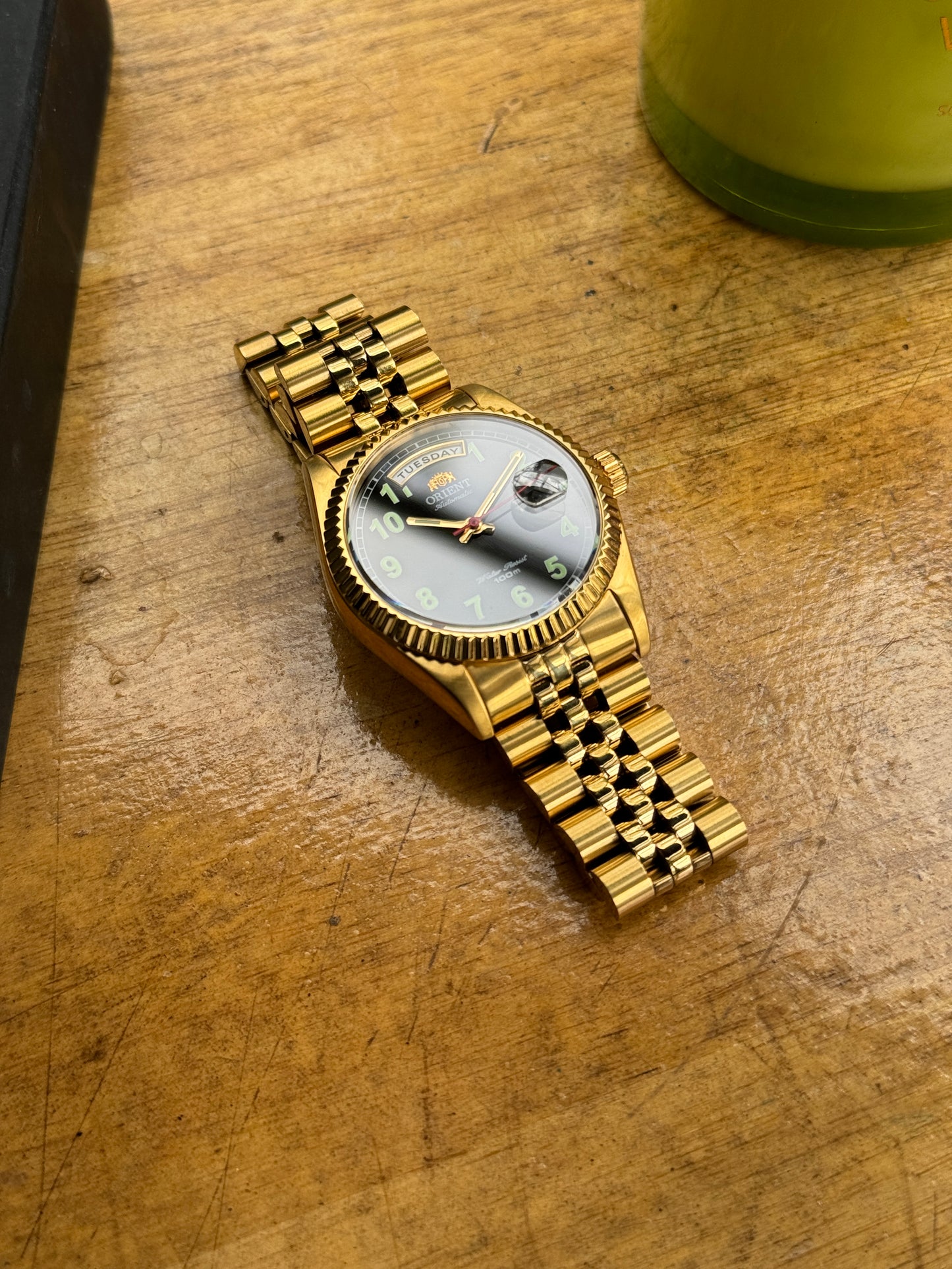 Pre Owned Orient Oyster Day Date Automatic Watch