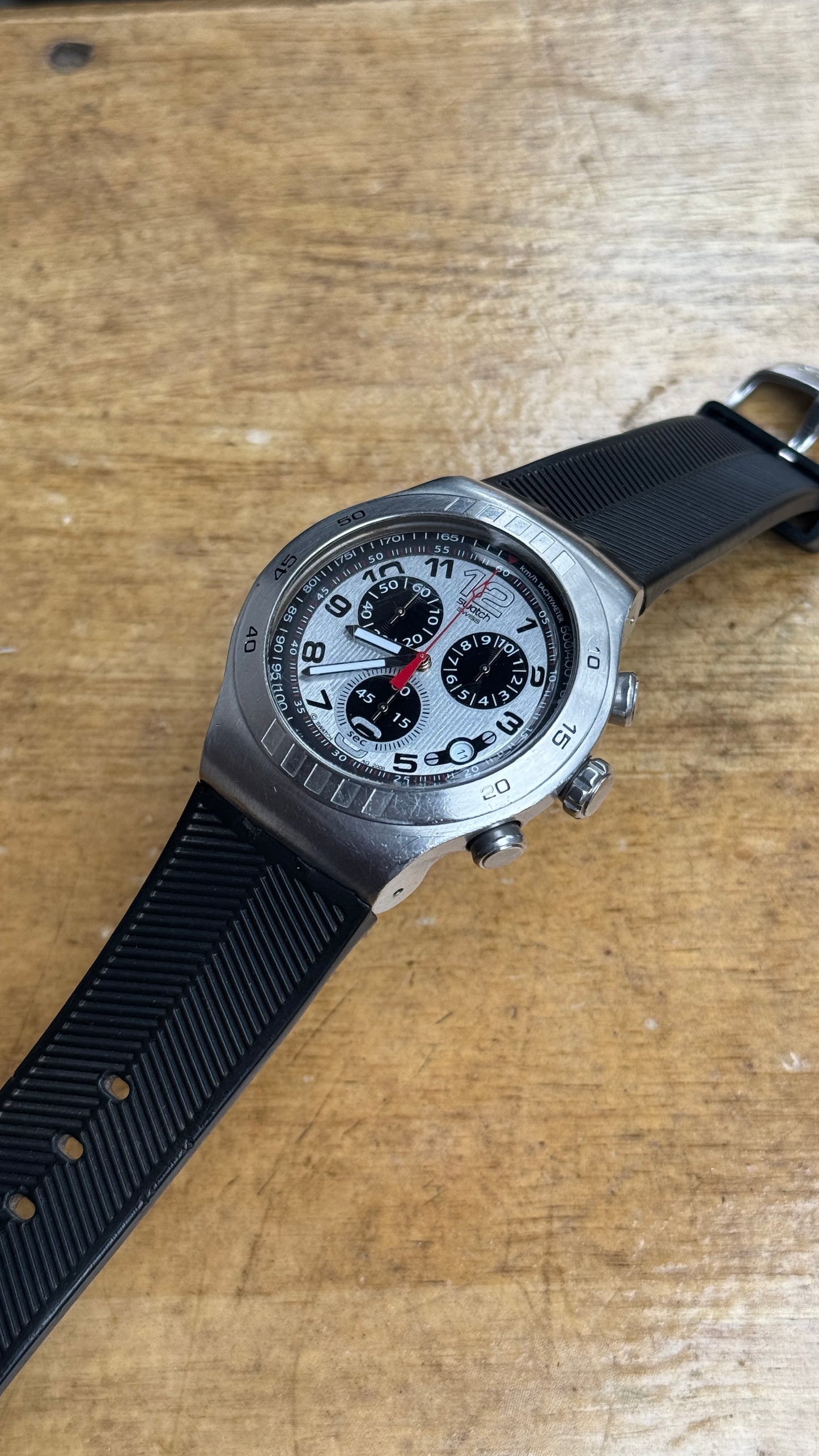 Pre Owned Swatch Irony Chronograph Watch