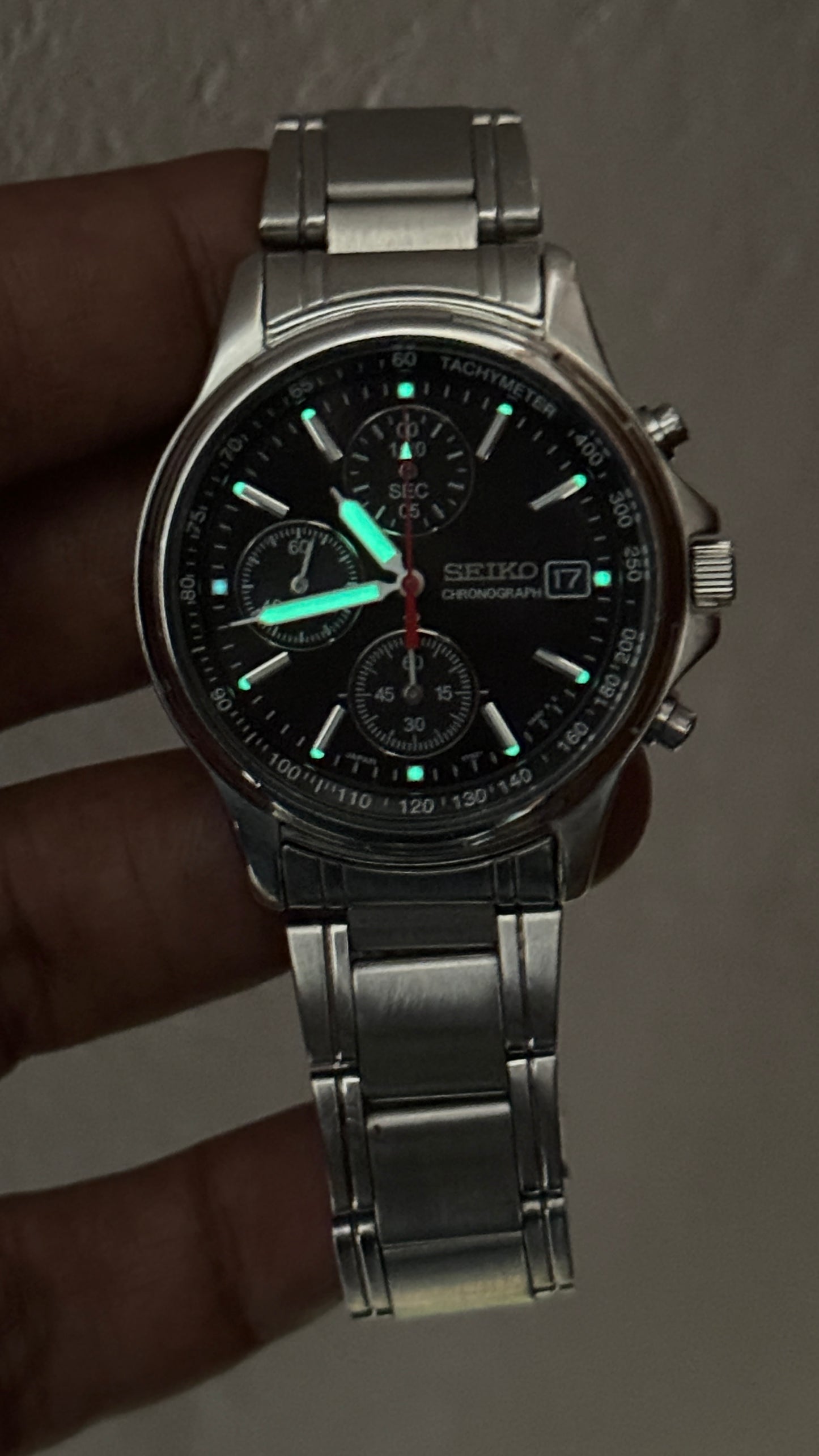 Pre Owned Seiko Chronograph - 7T92 Movement