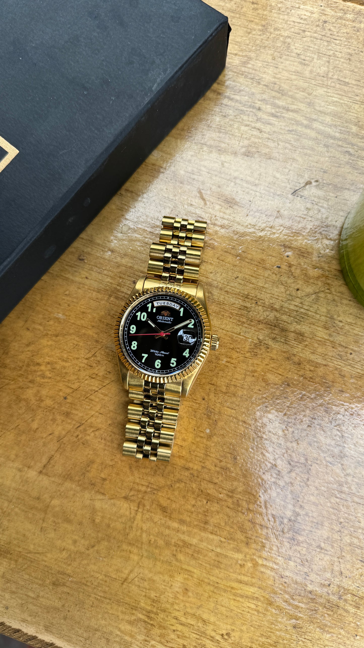 Pre Owned Orient Oyster Day Date Automatic Watch