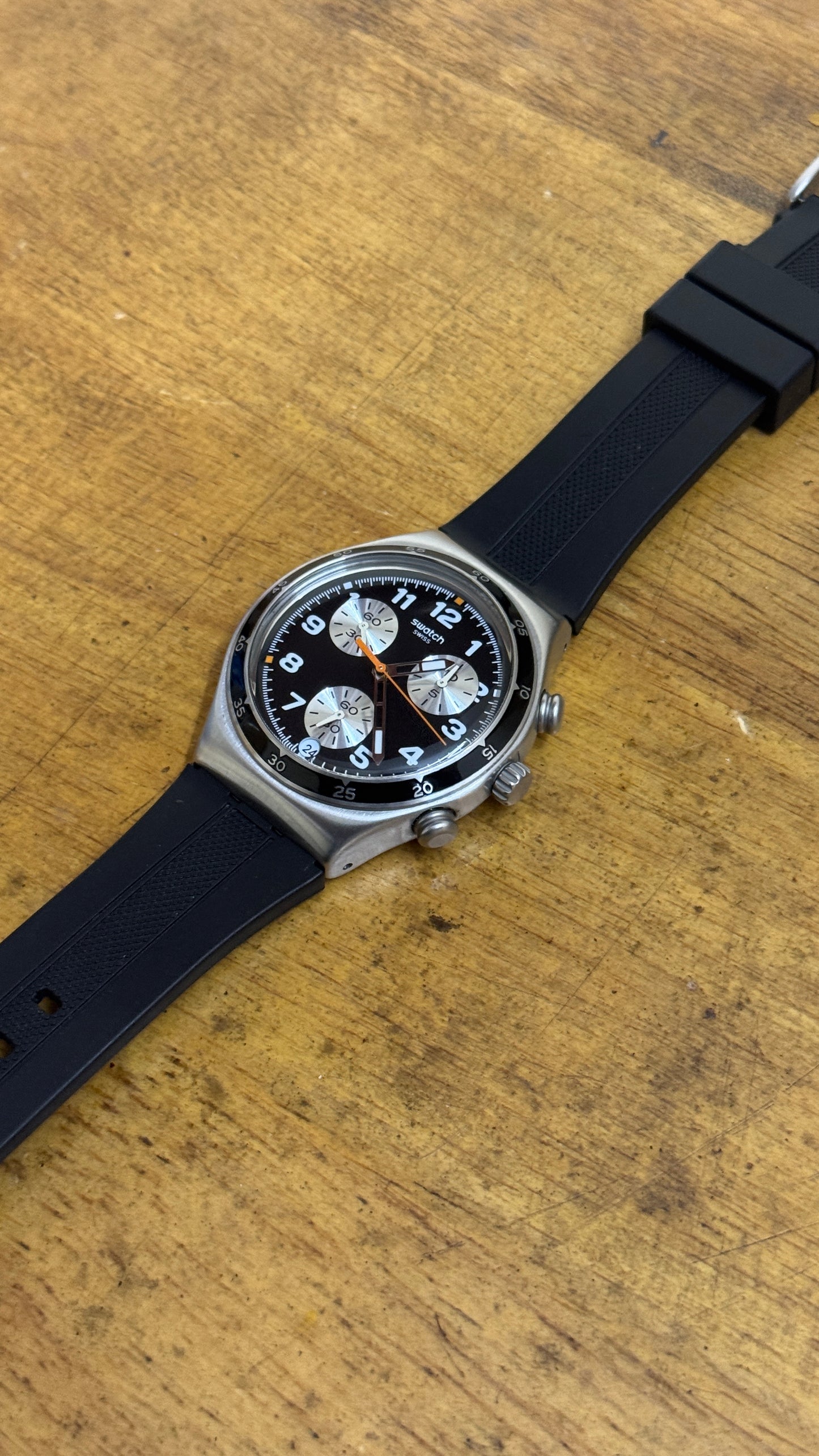 Pre Owned Swatch Irony Chronograph Watch