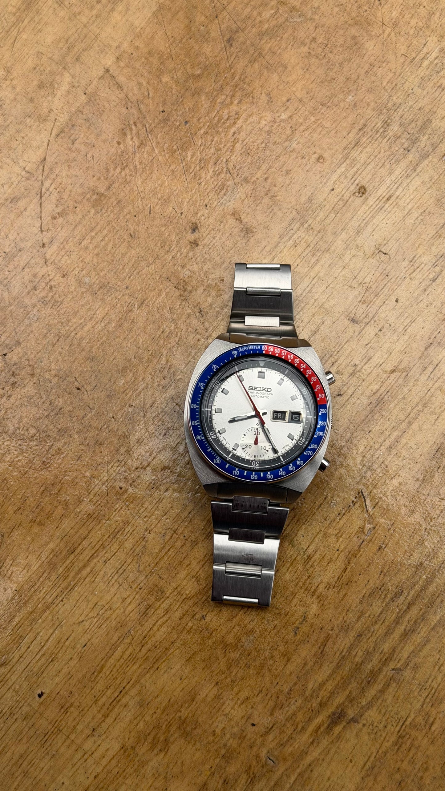 Pre Owned Vintage Seiko Automatic Chronograph (Super Rare & Well Preserved)