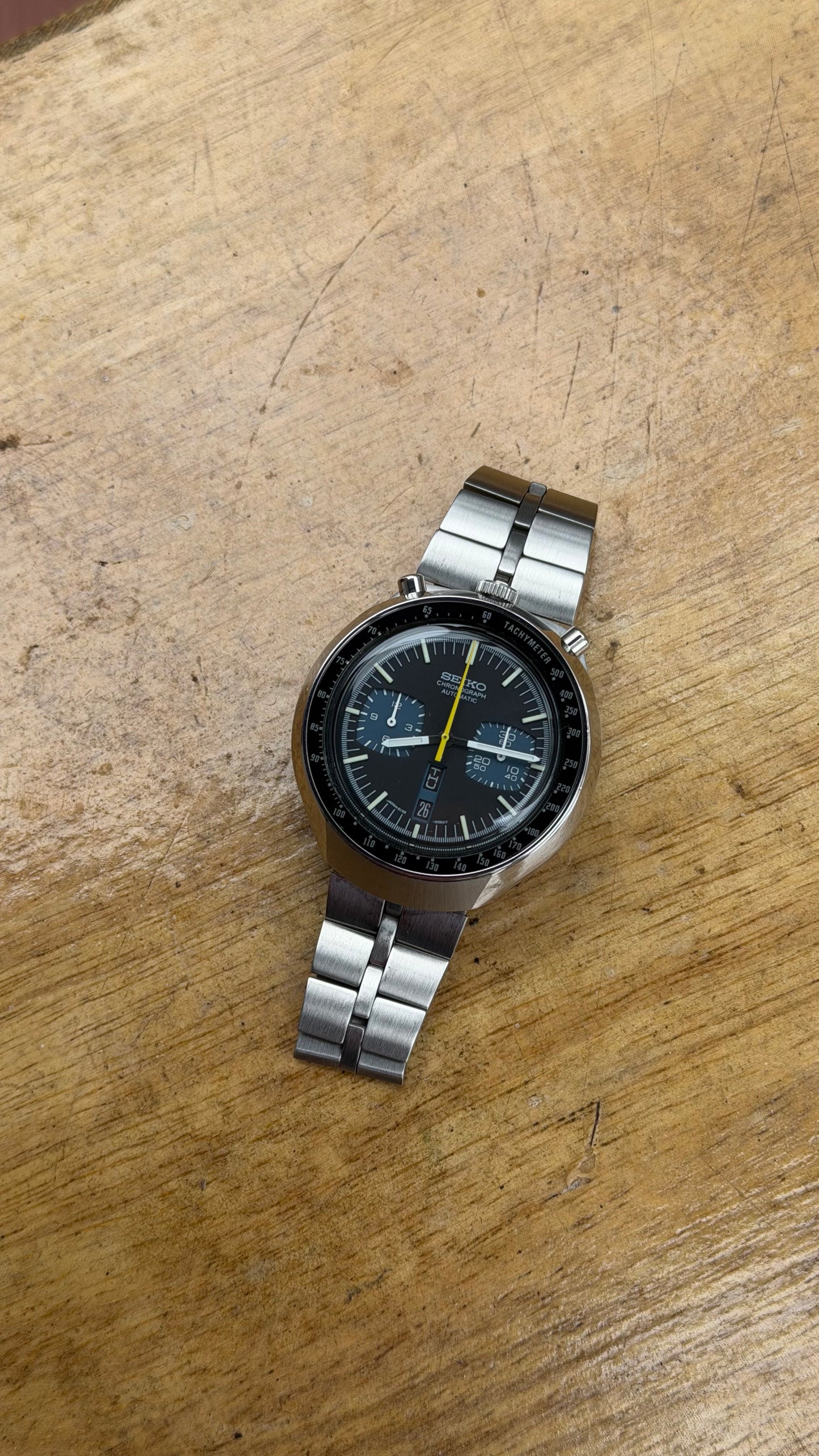 Pre Owned Vintage Seiko Automatic Chronograph (super rare & well preserved)