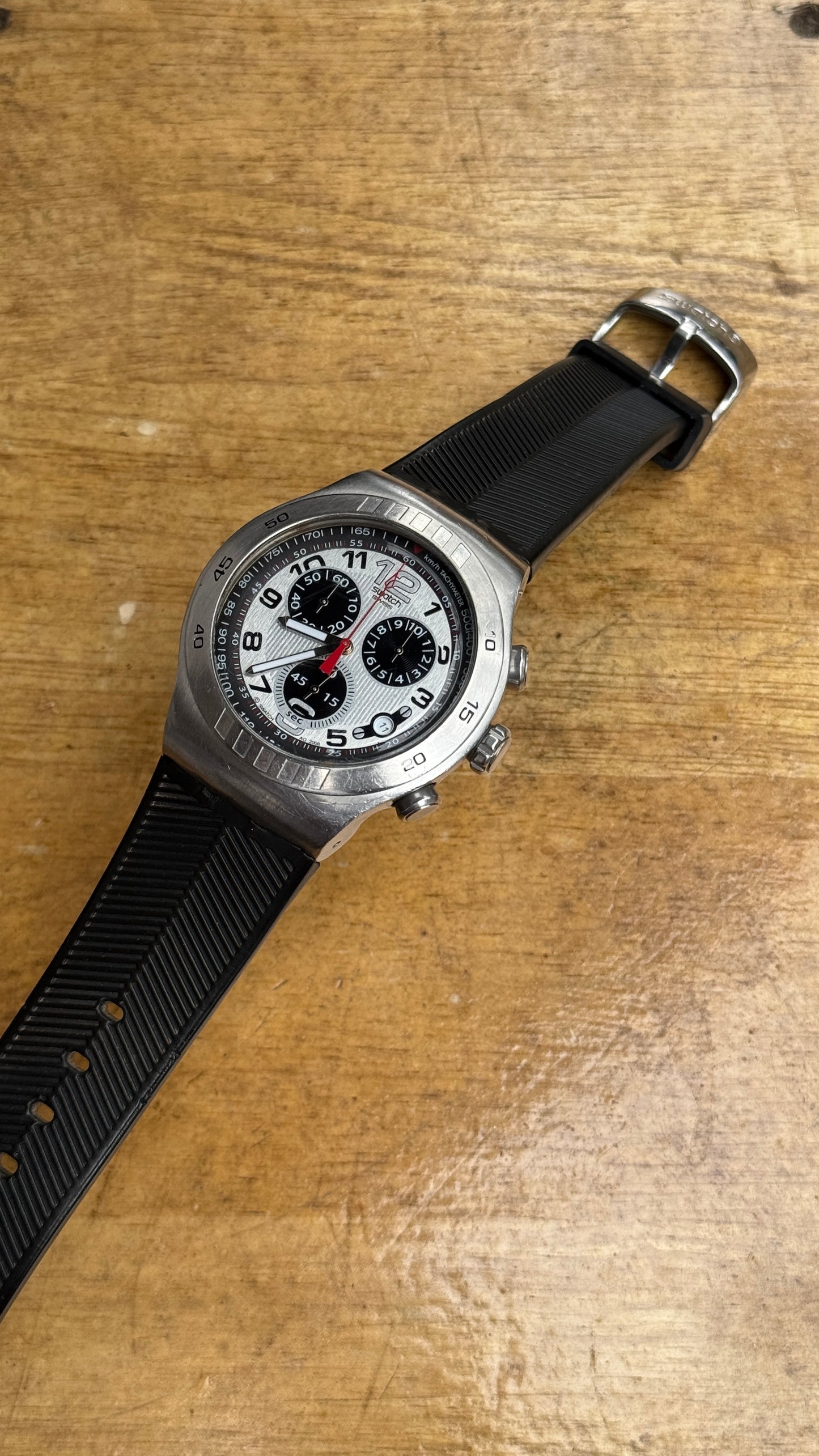 Pre Owned Swatch Irony Chronograph Watch
