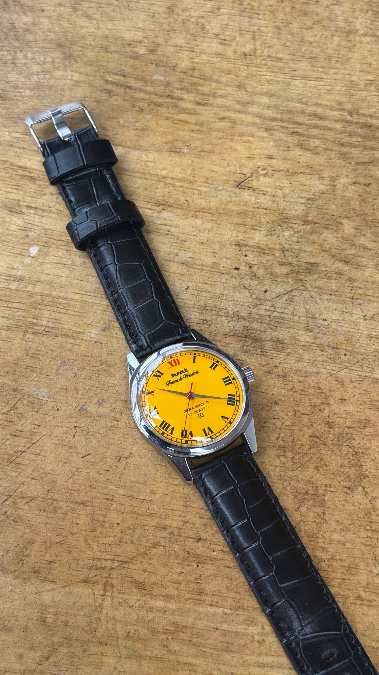 Pre Owned Vintage HMT French Watch - 1980s - Restored