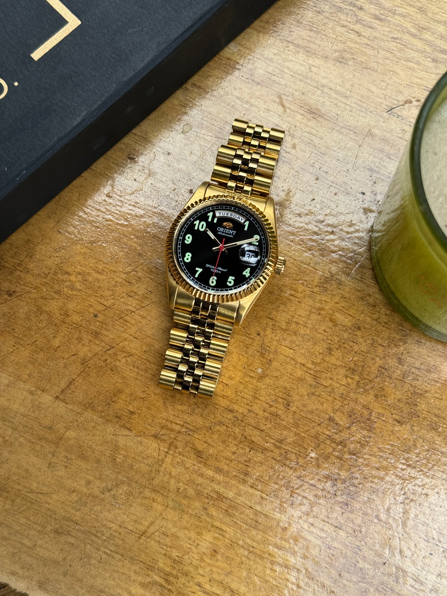 Pre Owned Orient Oyster Day Date Automatic Watch