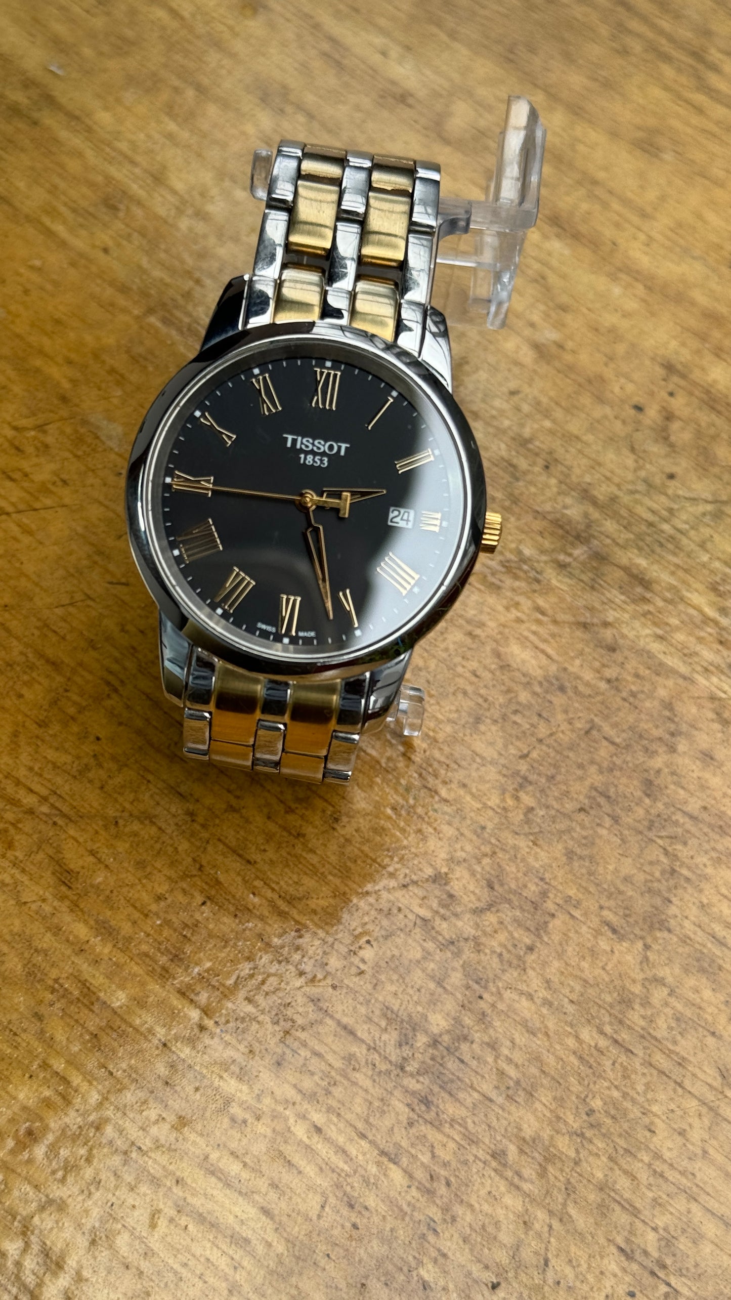 Pre Owned Tissot Classic Dream Two Tone - Quartz Watxh