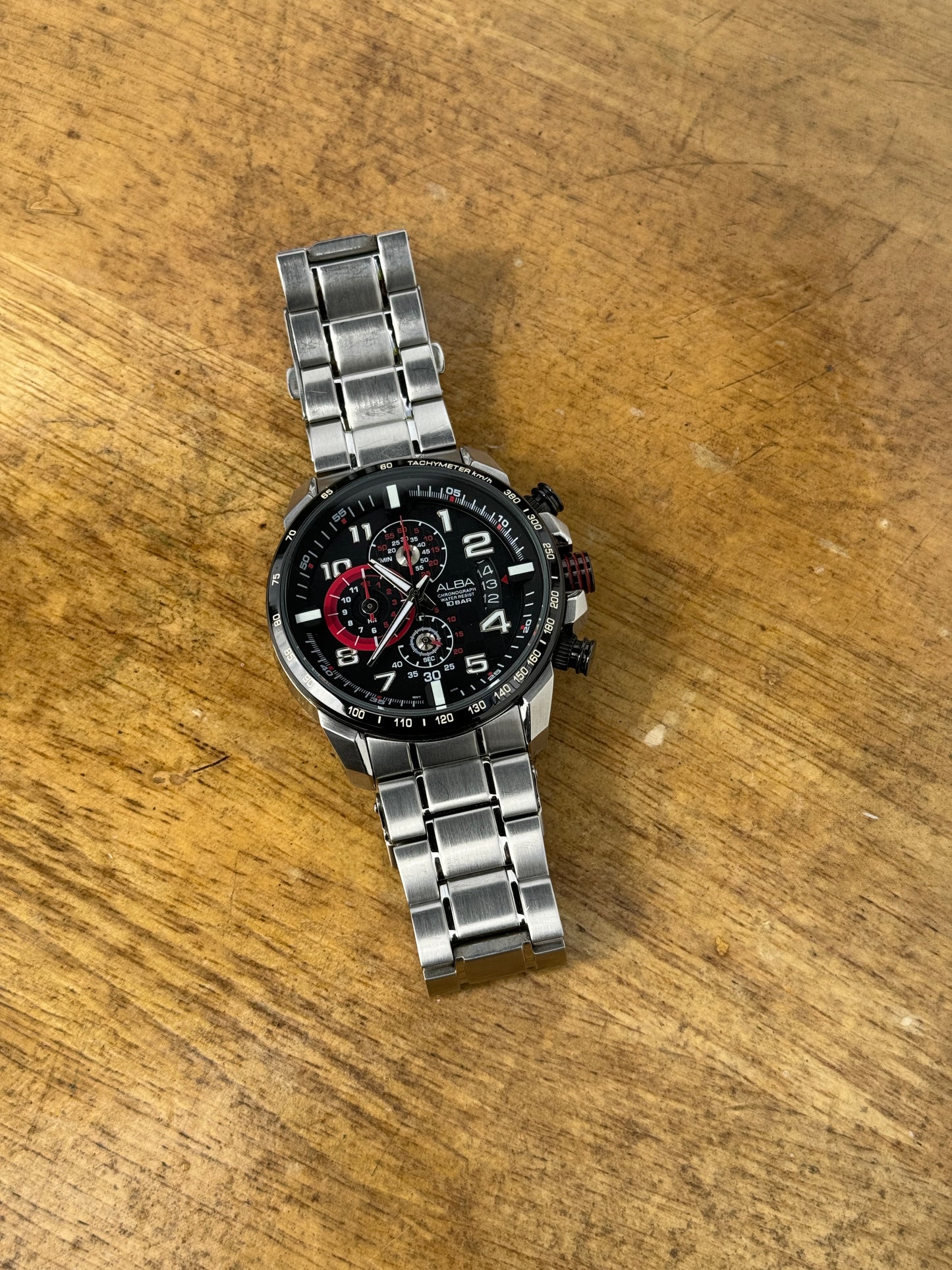 Pre Owned Alba Chronograph Watch - VK 67