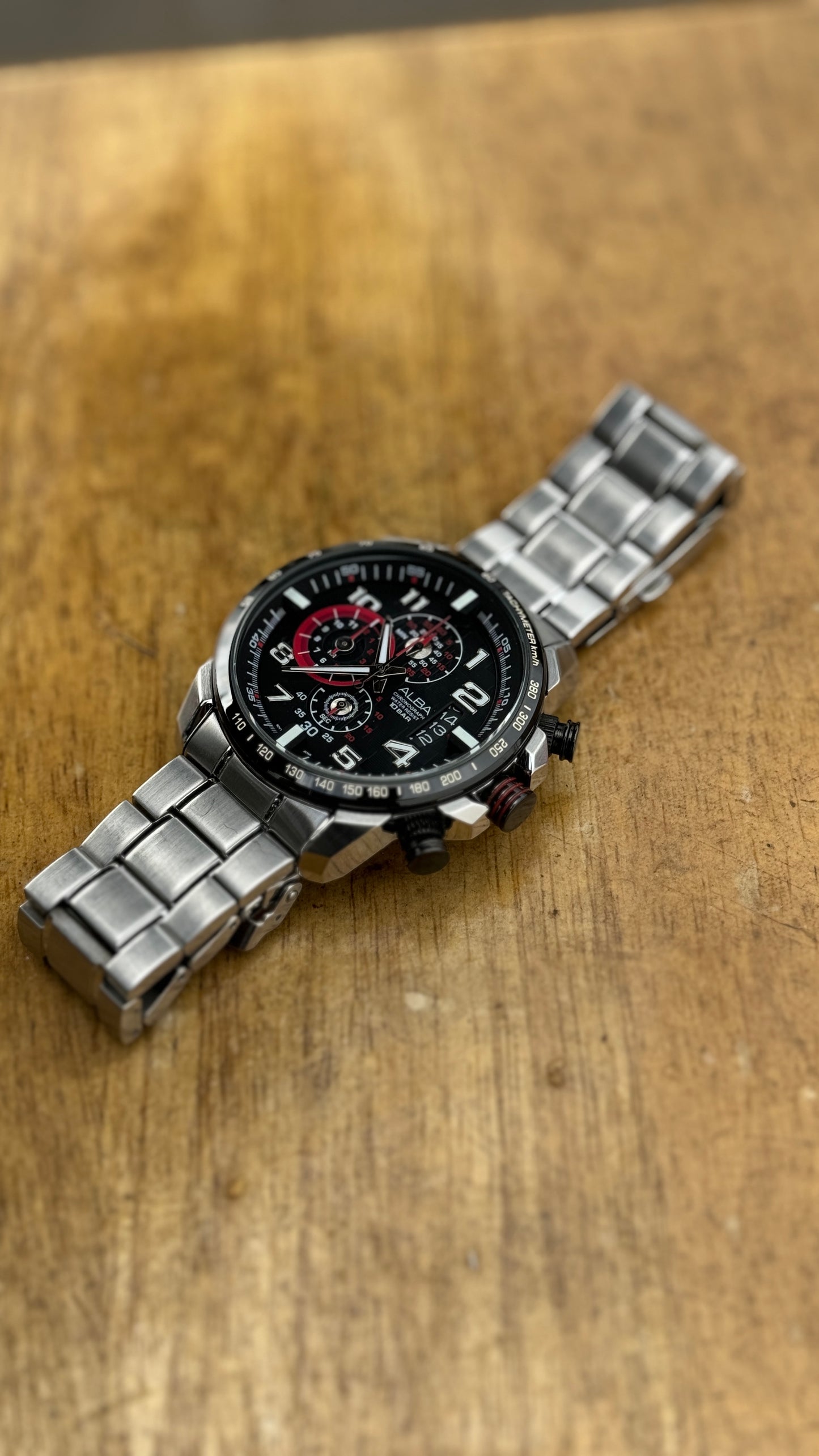 Pre Owned Alba Chronograph Watch - VK 67