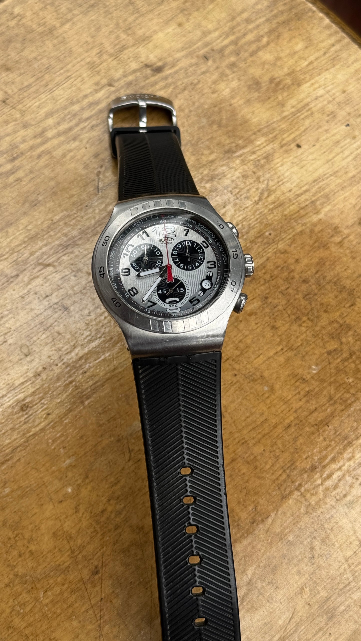 Pre Owned Swatch Irony Chronograph Watch