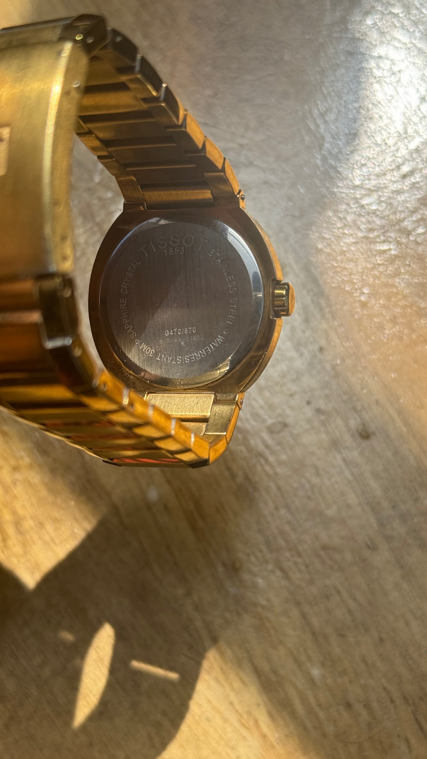 Pre Owned Tissot T Gold Watch