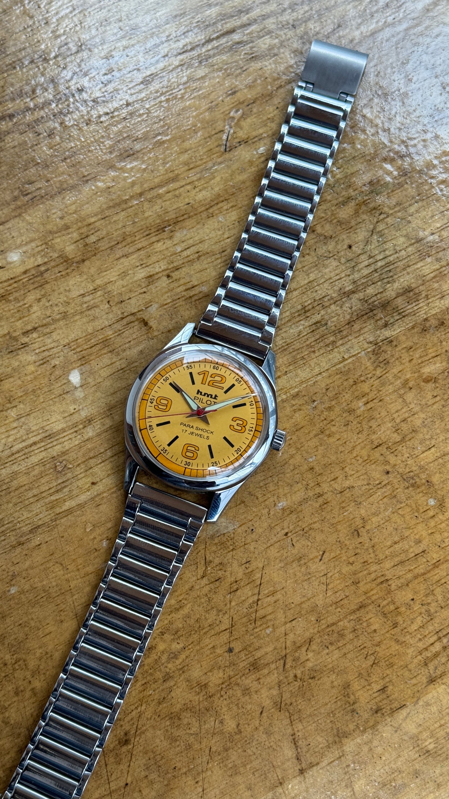 Pre Owned Vintage HMT Pilot - 1980s - Restored