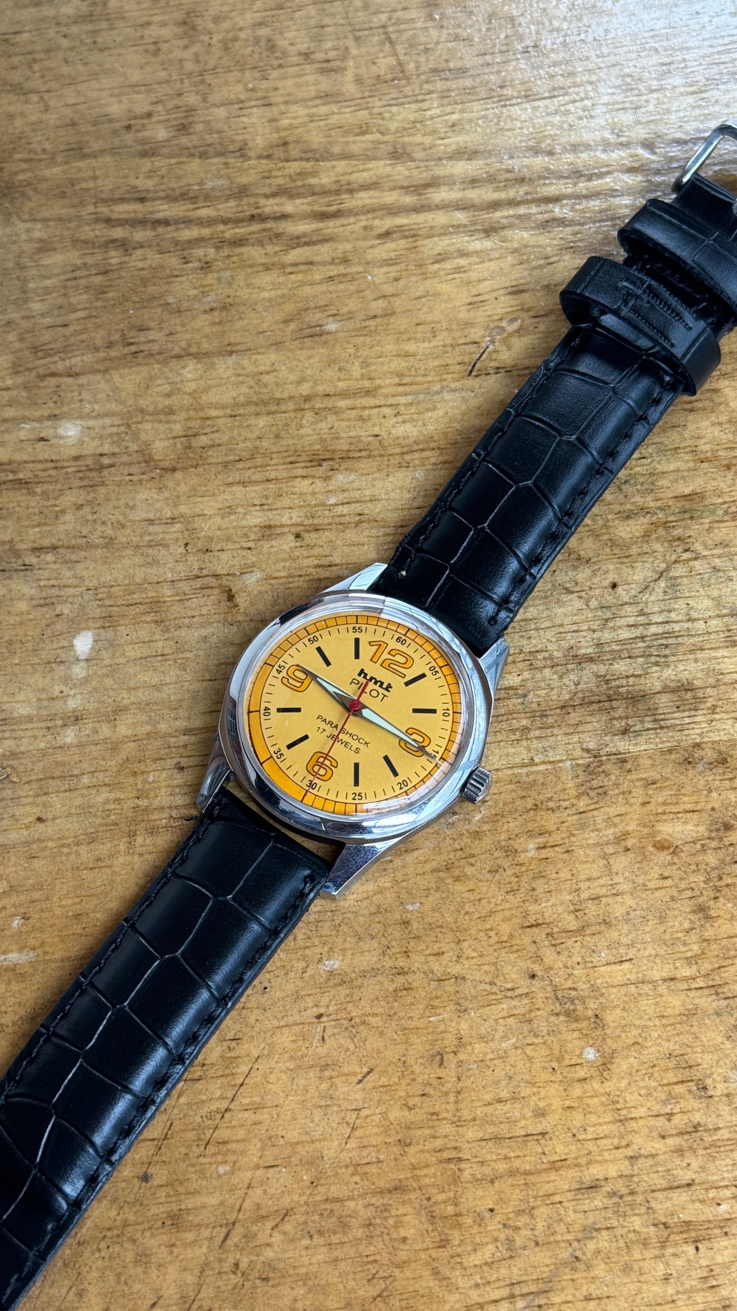 Pre Owned Vintage HMT Pilot - 1980s - Restored