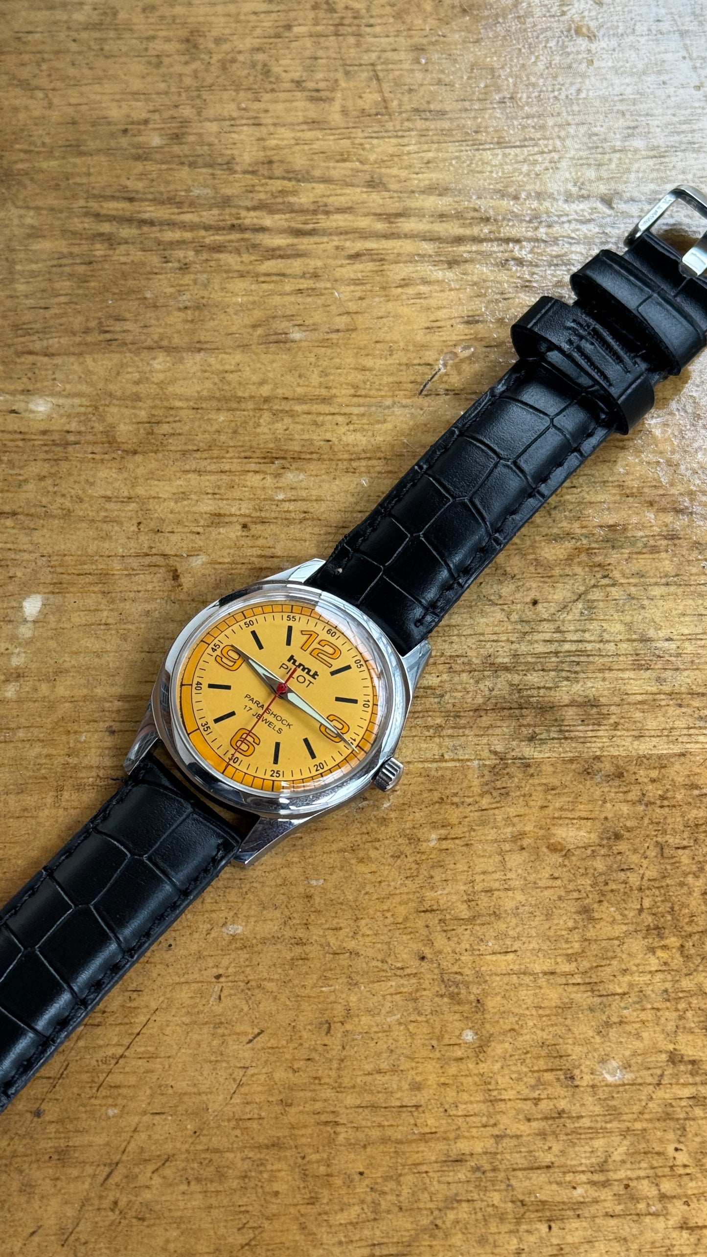 Pre Owned Vintage HMT Pilot - 1980s - Restored
