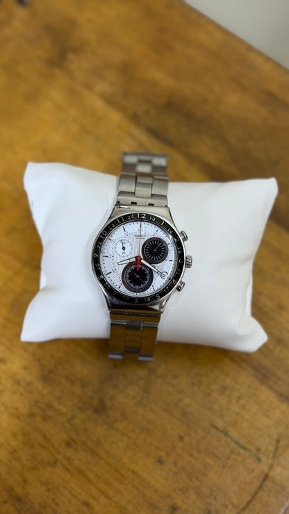 Pre Owned Swatch Irony Silvernow - Chronograph