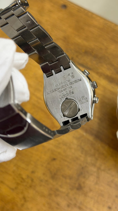 Pre Owned Swatch Irony Silvernow - Chronograph