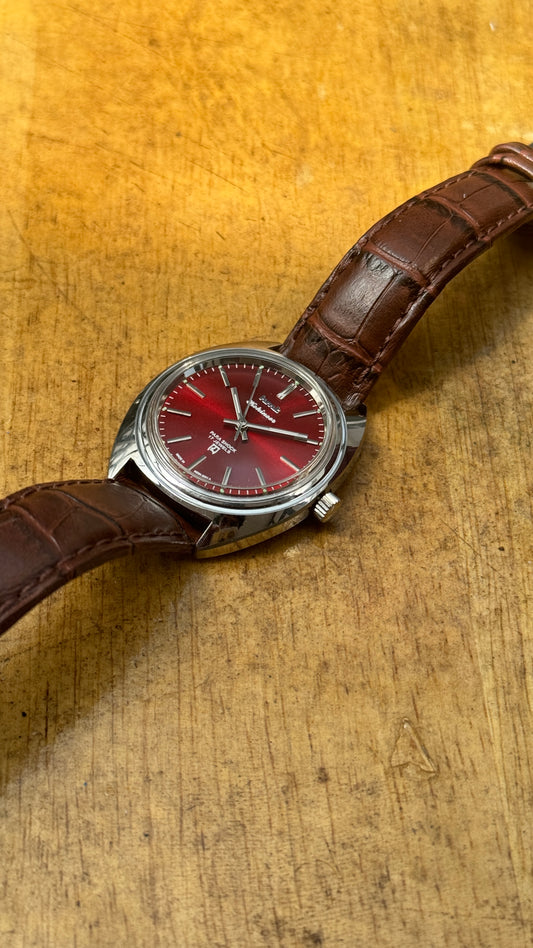 VINTAGE HMT KOHINOOR - Mechanical Hand Winding Movement - Maroon