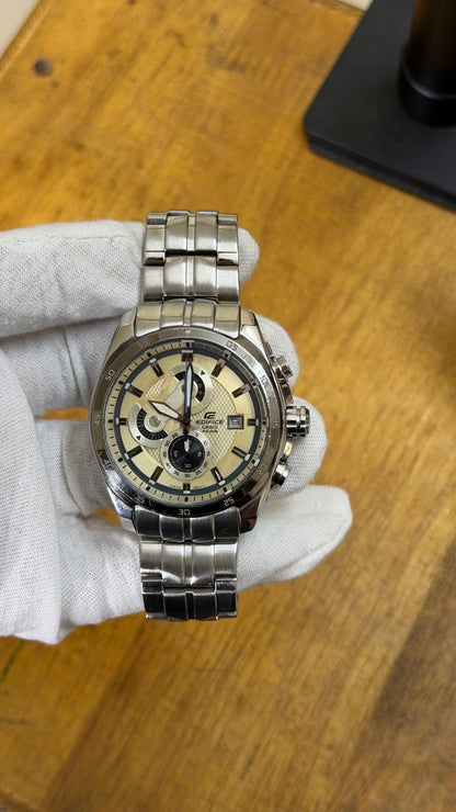 Pre Owned Casio Edifice Chronograph Watch