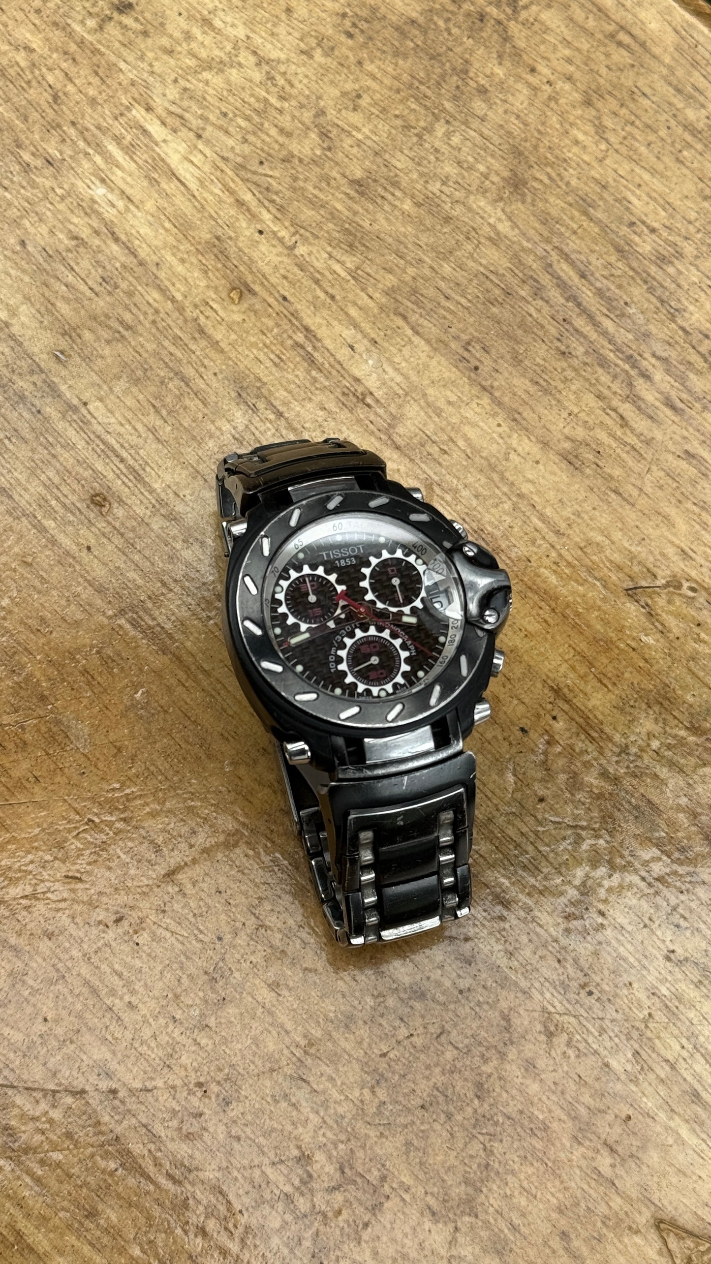 Pre Owned Tissot T Race Carbon Fiber Dial