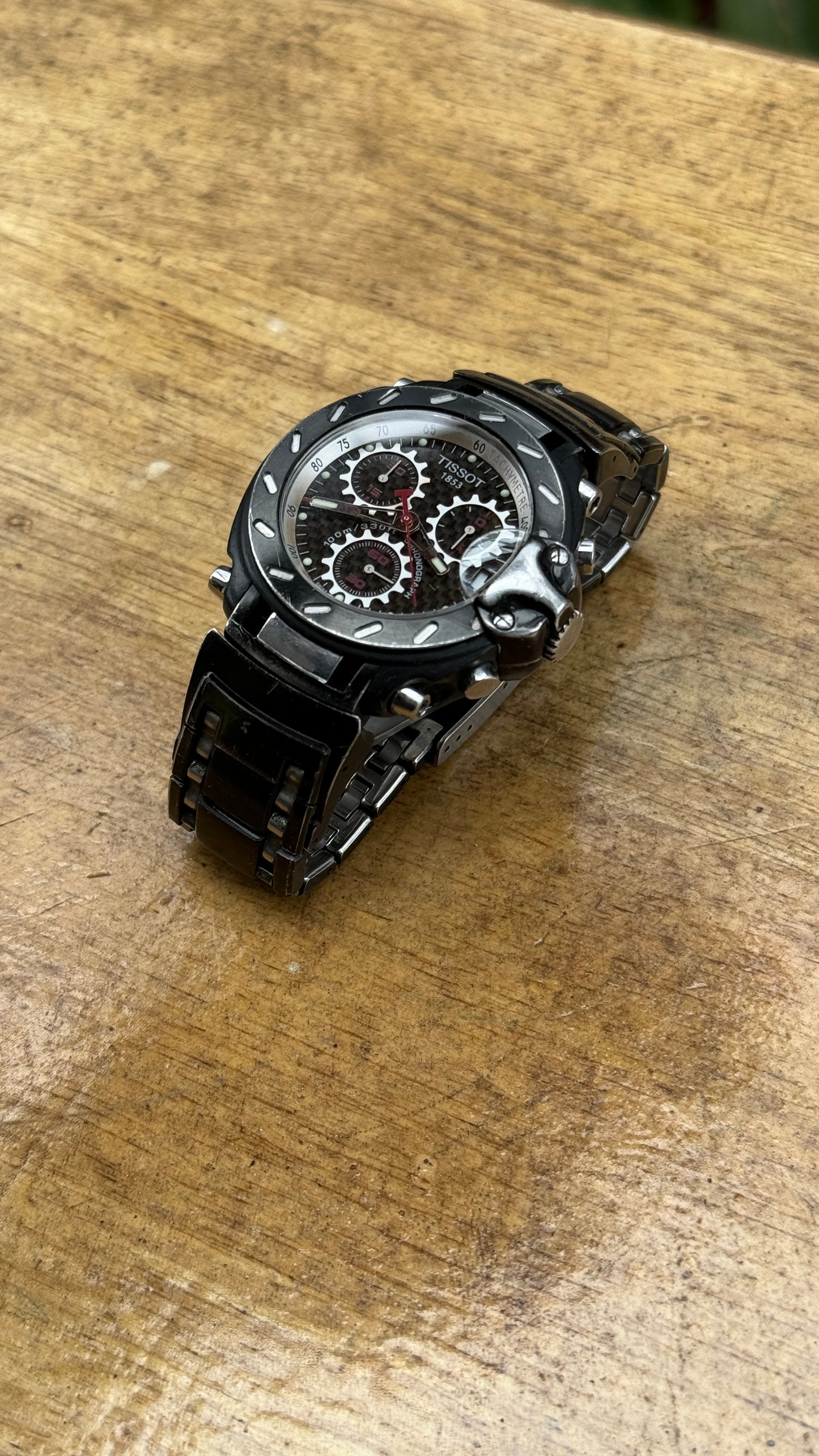 Pre Owned Tissot T Race Carbon Fiber Dial