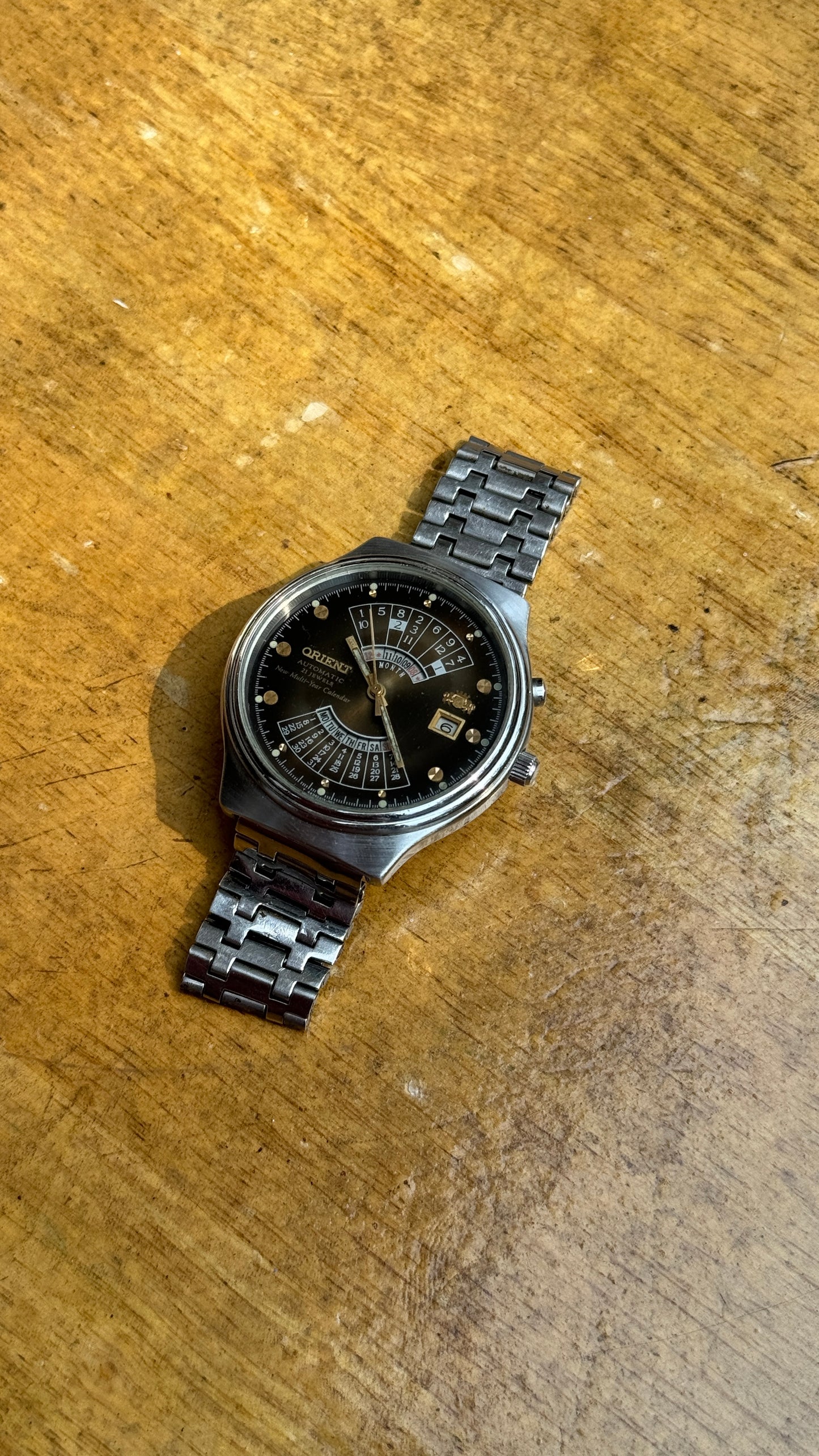 Vintage Orient Multi Year Calendar Watch