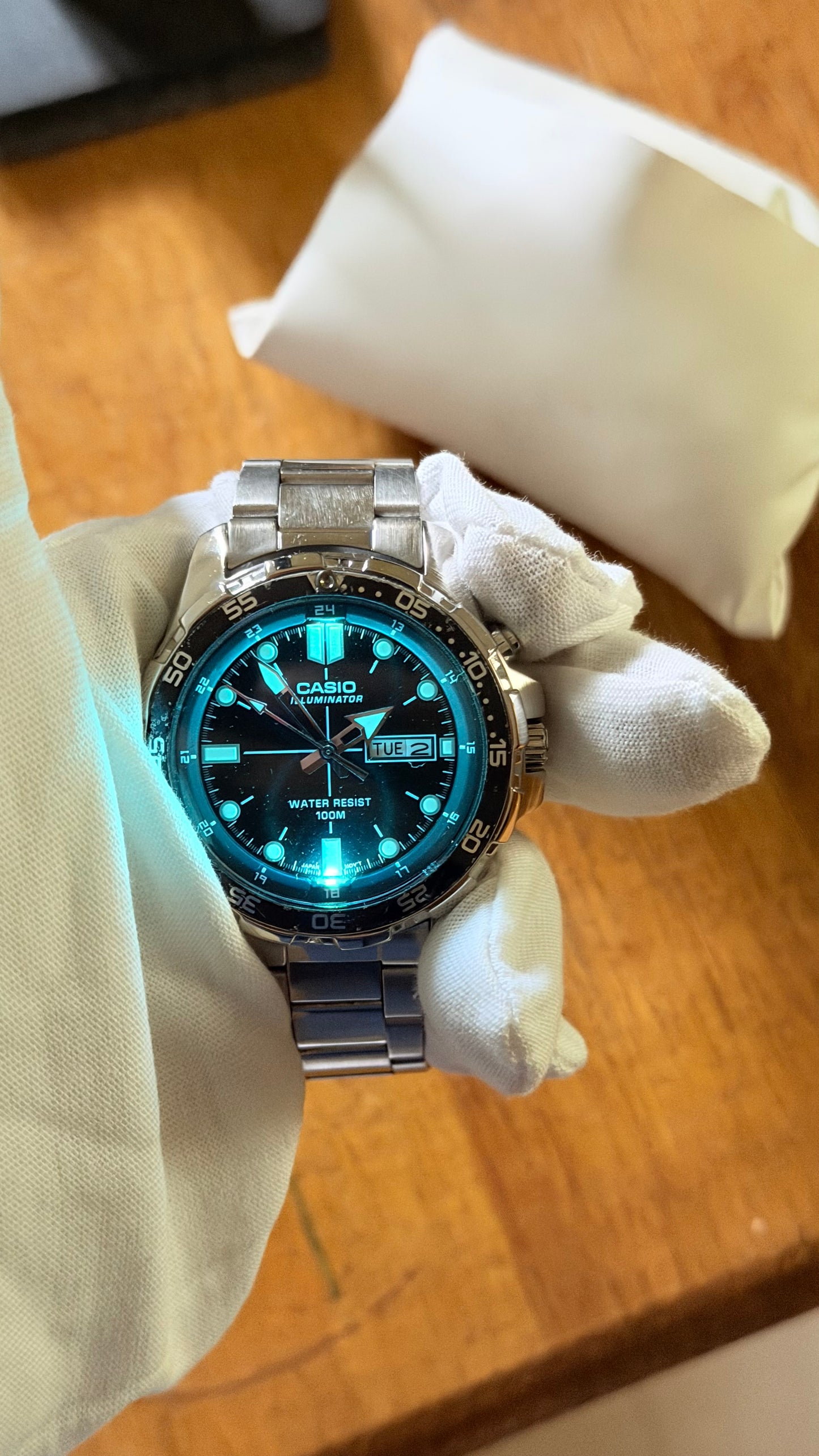 Pre Owned Casio Illuminator - MTD 1079D