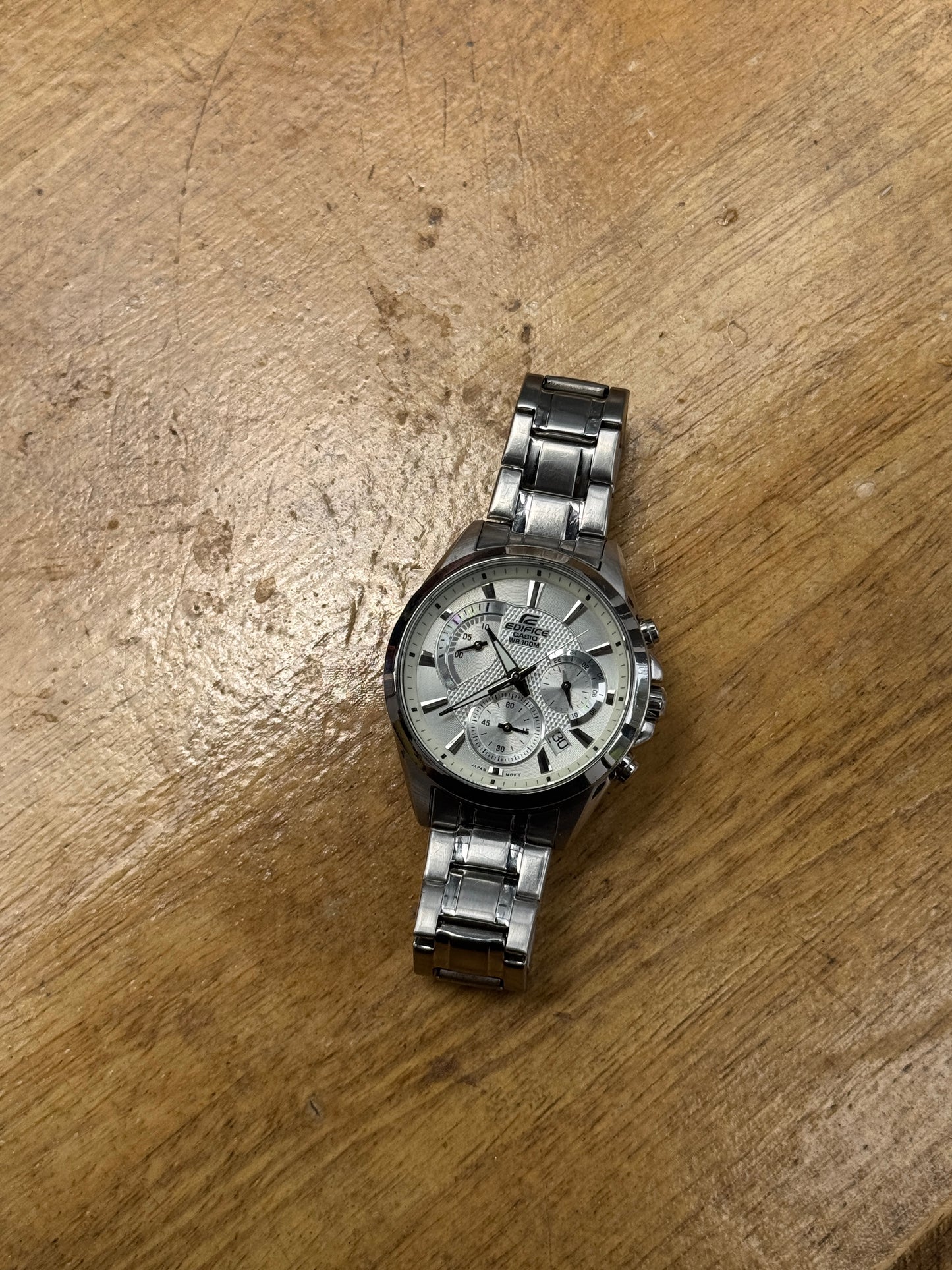 Pre Owned Casio Edifice Chronograph Watch