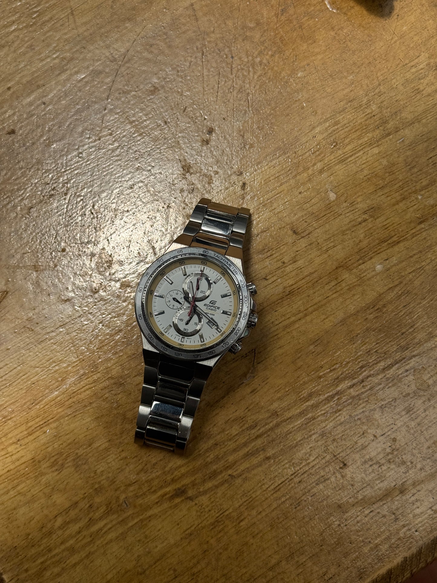 Pre Owned Casio Edifice Chronograph Watch