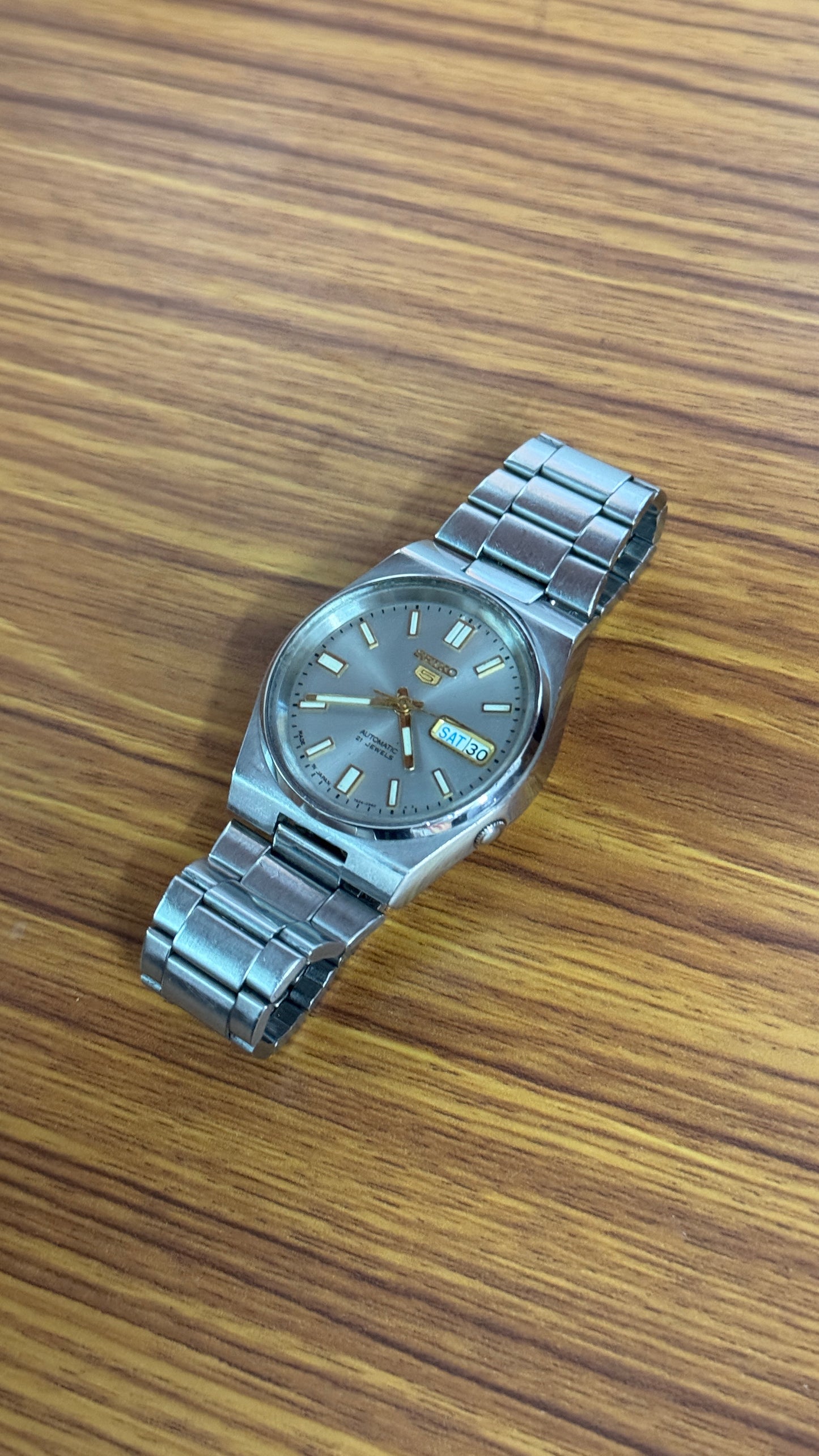 Pre Owned Seiko 5 vintage automatic watch