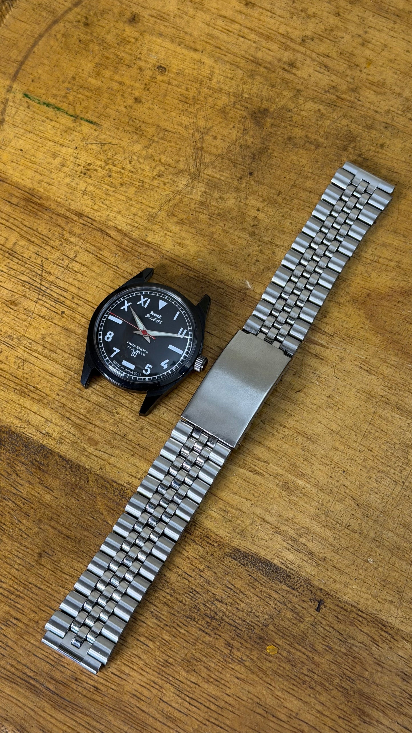 Pre Owned Vintage HMT Pilot - 1980s - Restored