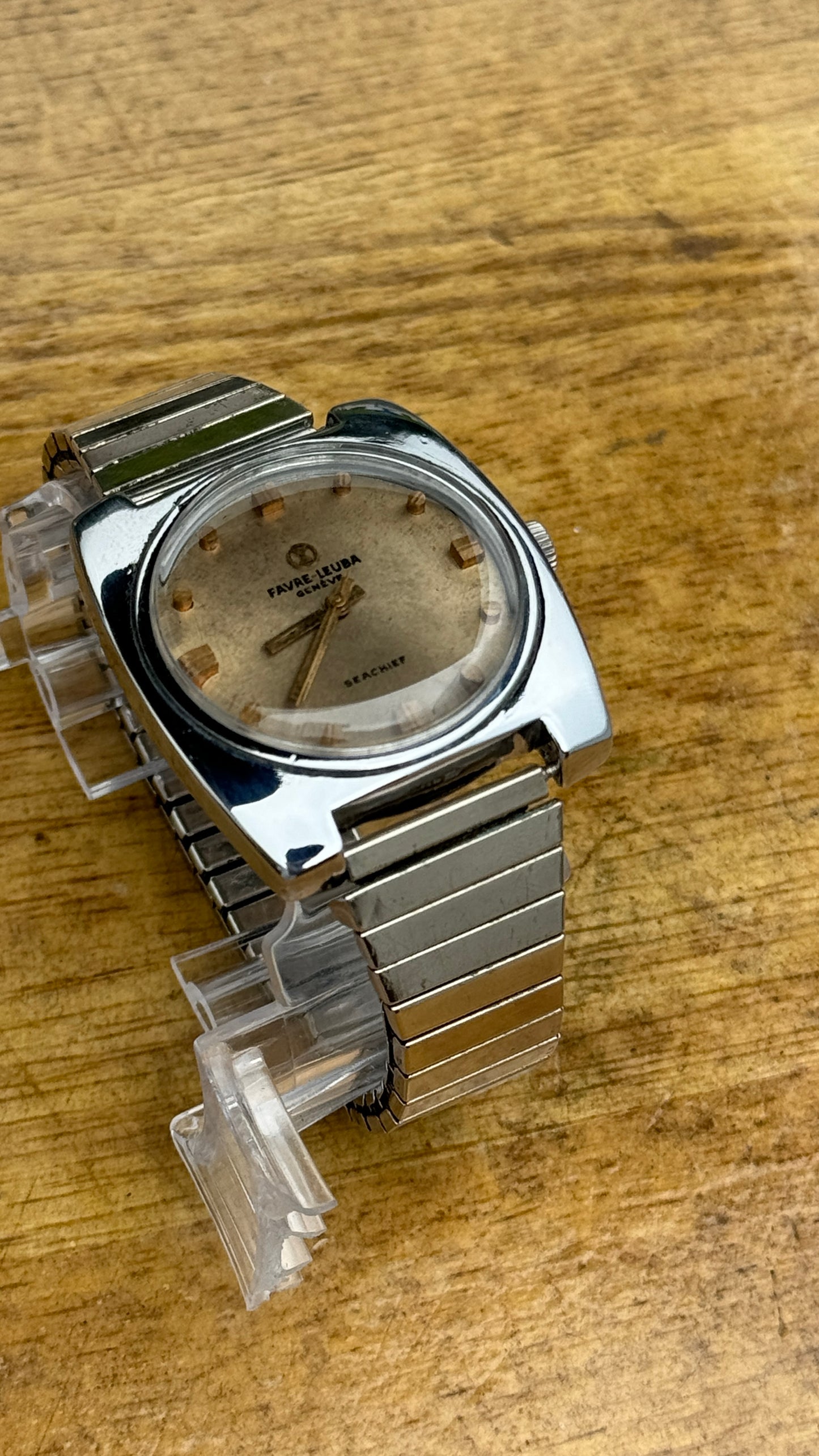 Pre Owned Vintage Favre Leuba Sea Chief 1970s - Manual Winding Watch