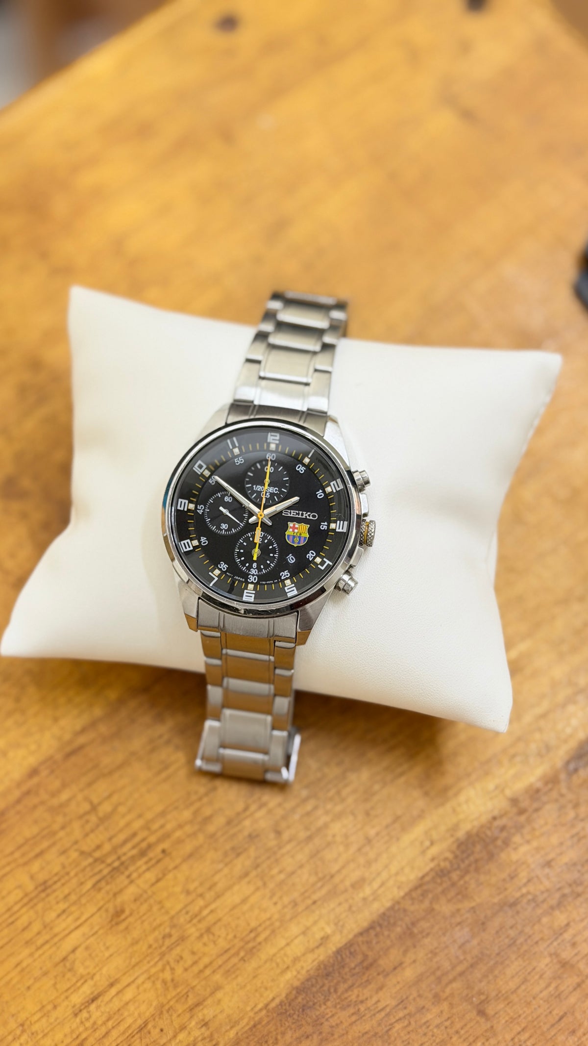 Pre Owned Seiko Chronograph - FC Barcelona Edition