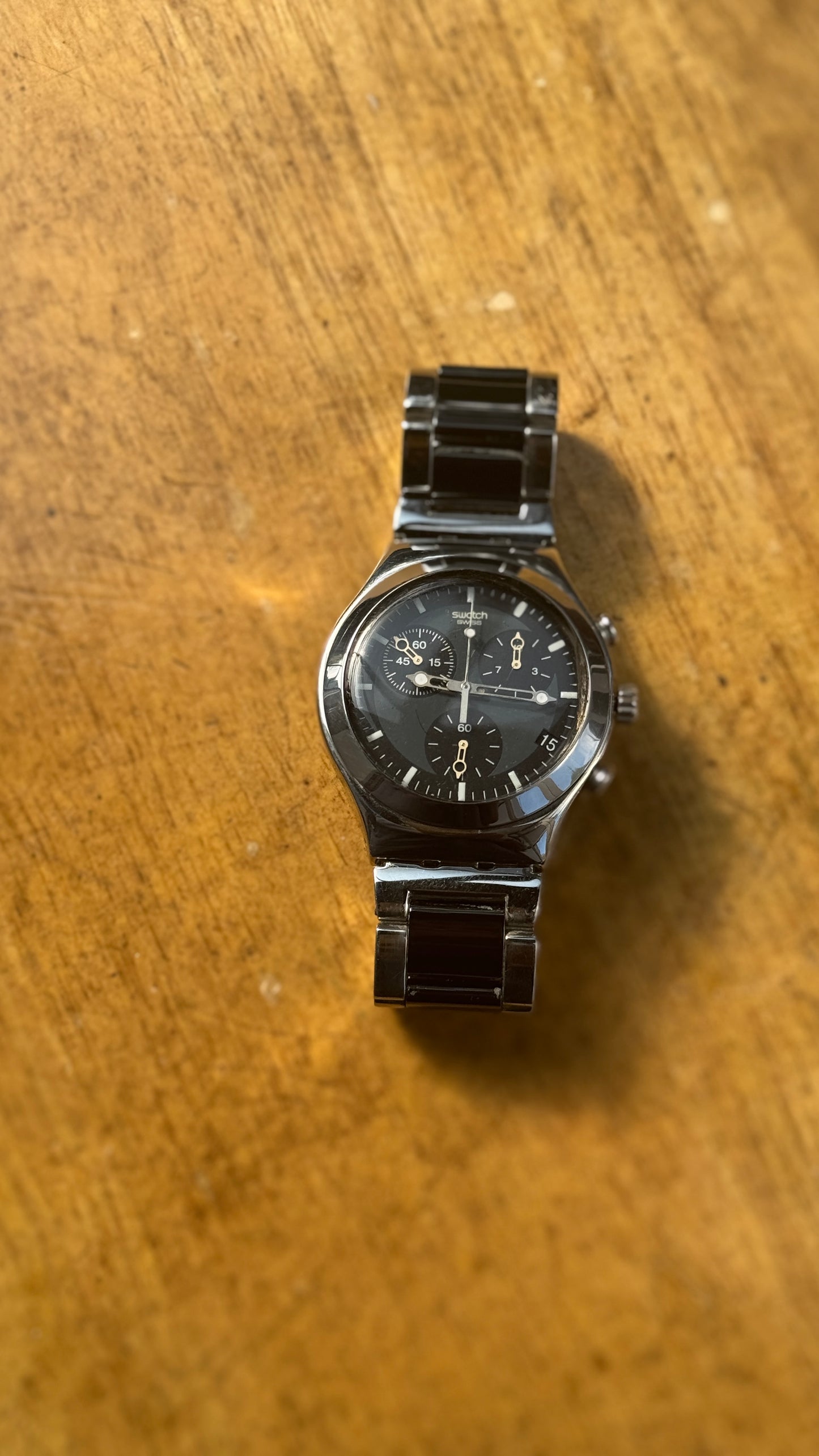 Pre Owned Swatch Irony Chronograph Watch