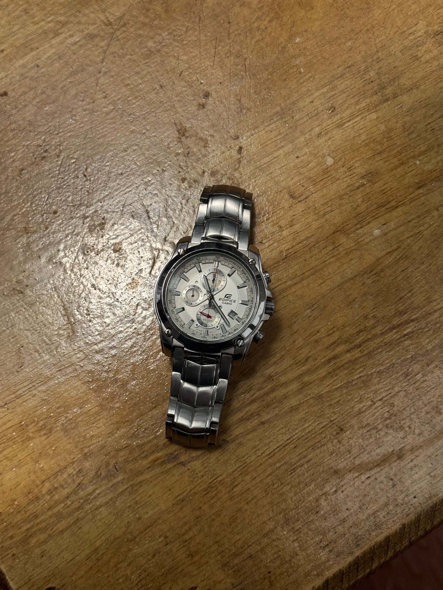 Pre Owned Casio Edifice Chronograph Watch