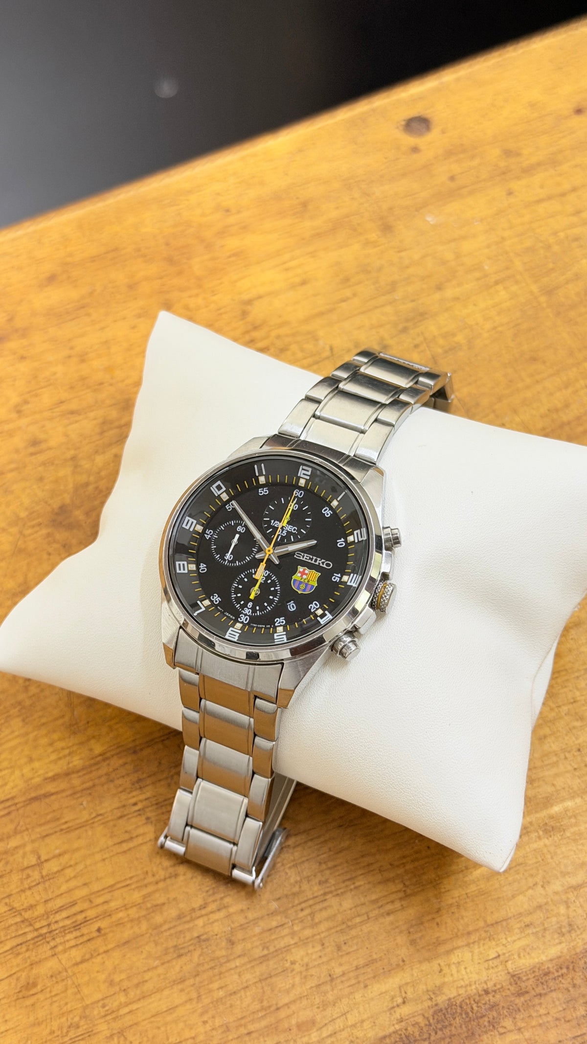 Pre Owned Seiko Chronograph - FC Barcelona Edition
