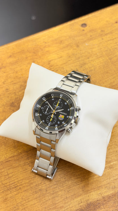 Pre Owned Seiko Chronograph - FC Barcelona Edition