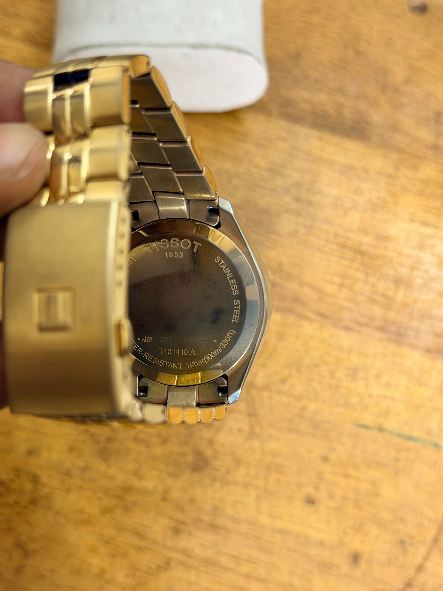 Pre Owned Tissot PR100 - Gold Stainless Steel PVD coated watch