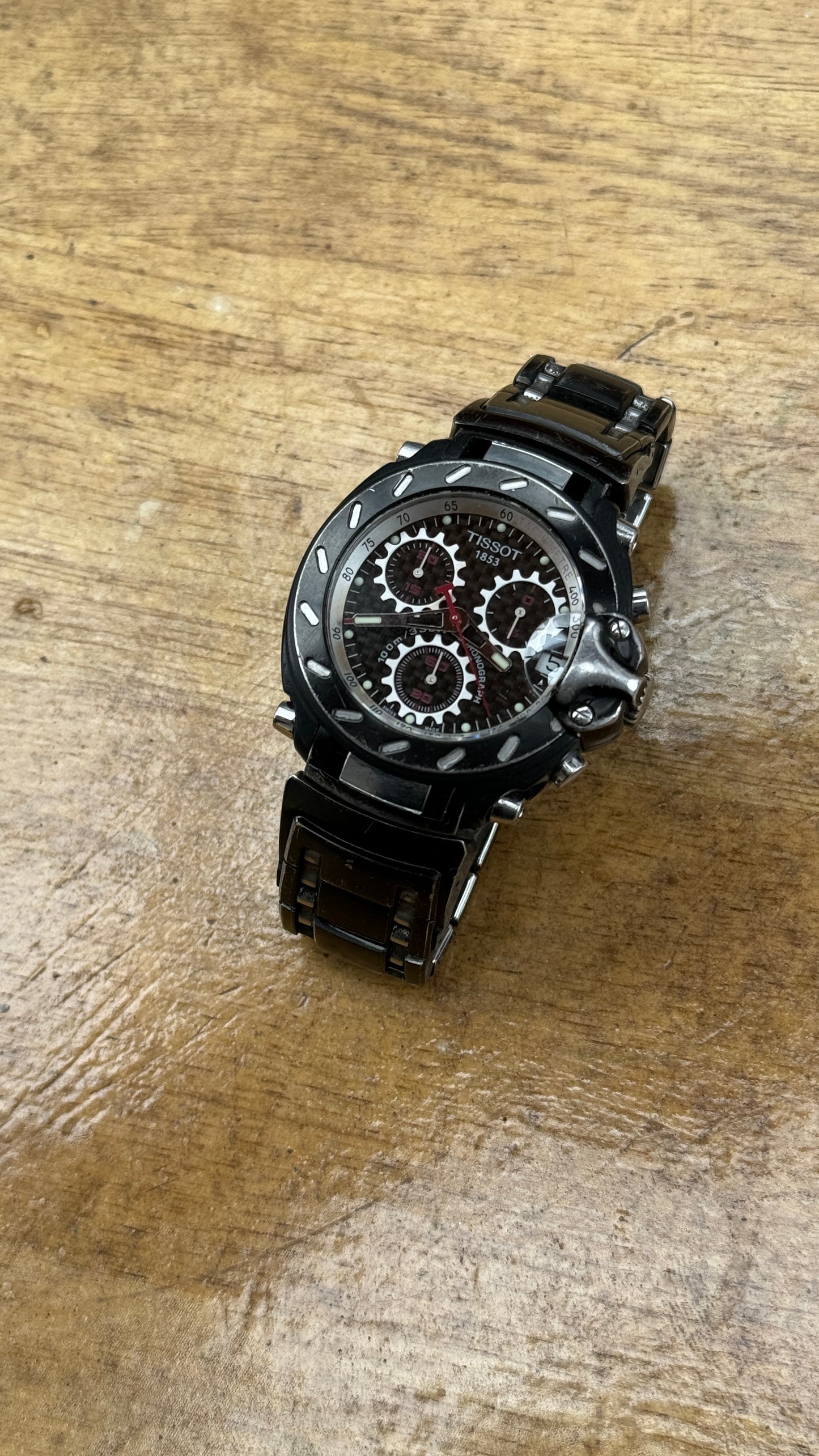 Pre Owned Tissot T Race Carbon Fiber Dial