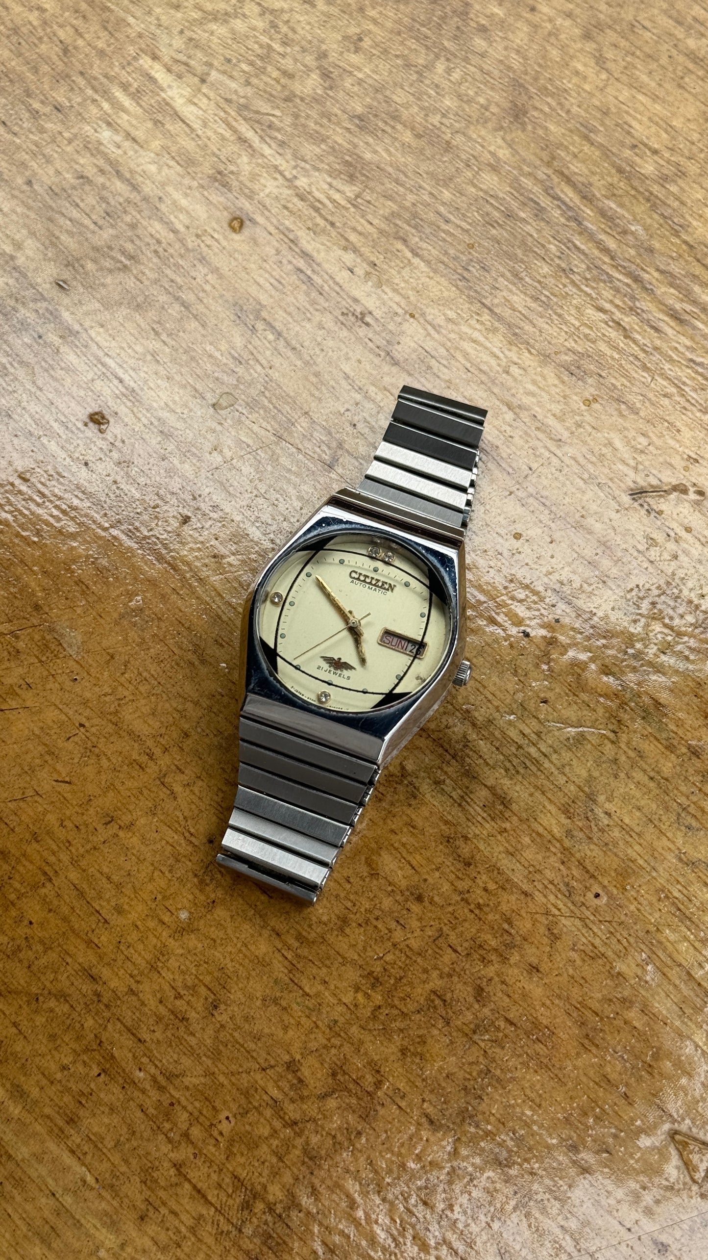 Vintage Citizen Automatic Watch - 8200 Calibre