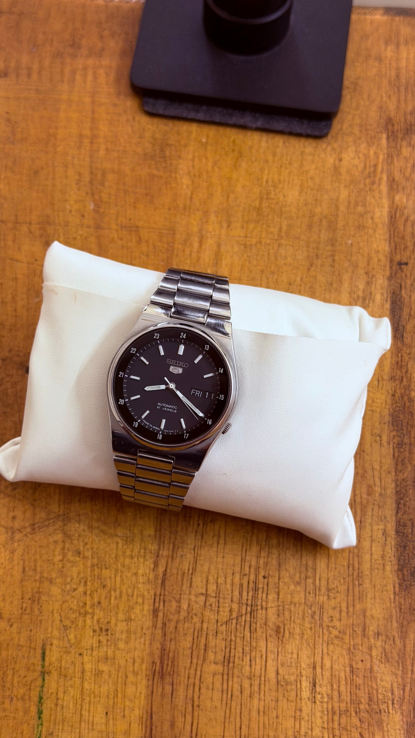 Pre Owned Vintage Seiko 5 Automatic - Railway Time