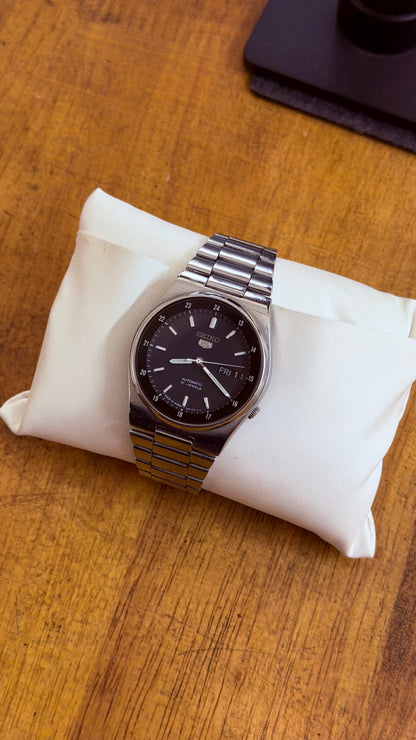 Pre Owned Vintage Seiko 5 Automatic - Railway Time