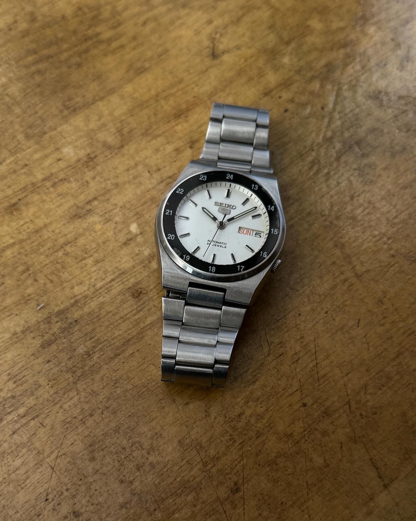 Pre Owned Seiko 5 Railway Time Automatic