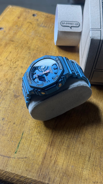 Pre Owned Casio GA-2100MNG-2A (Blue Manga Theme)